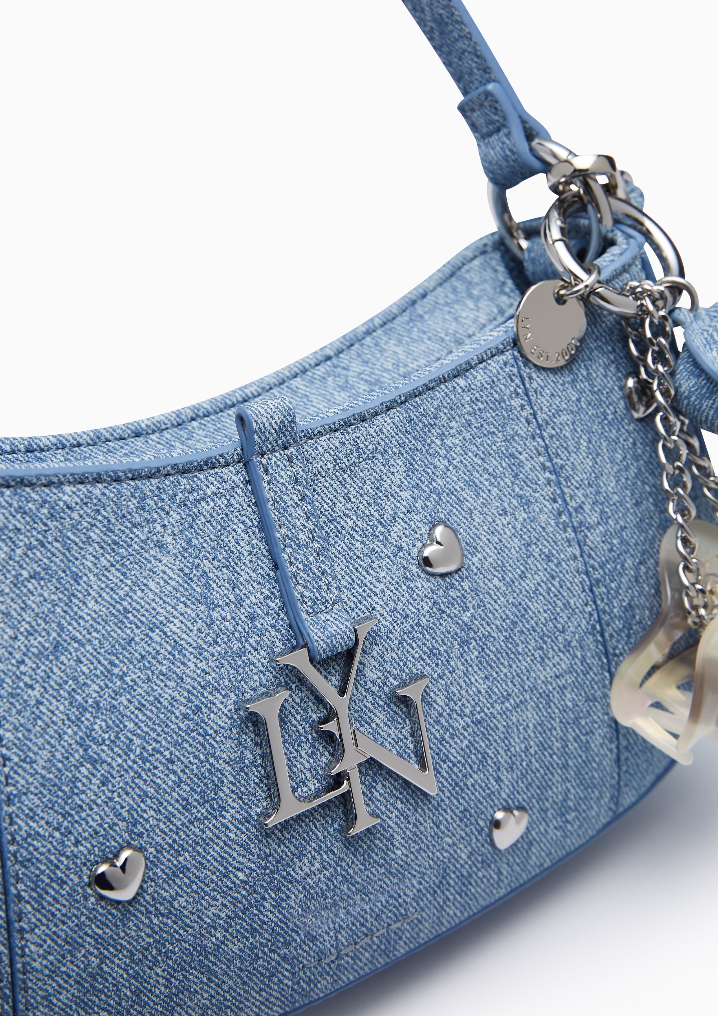 Wendy B.With Love Shoulder Bag - Blue Variation 2