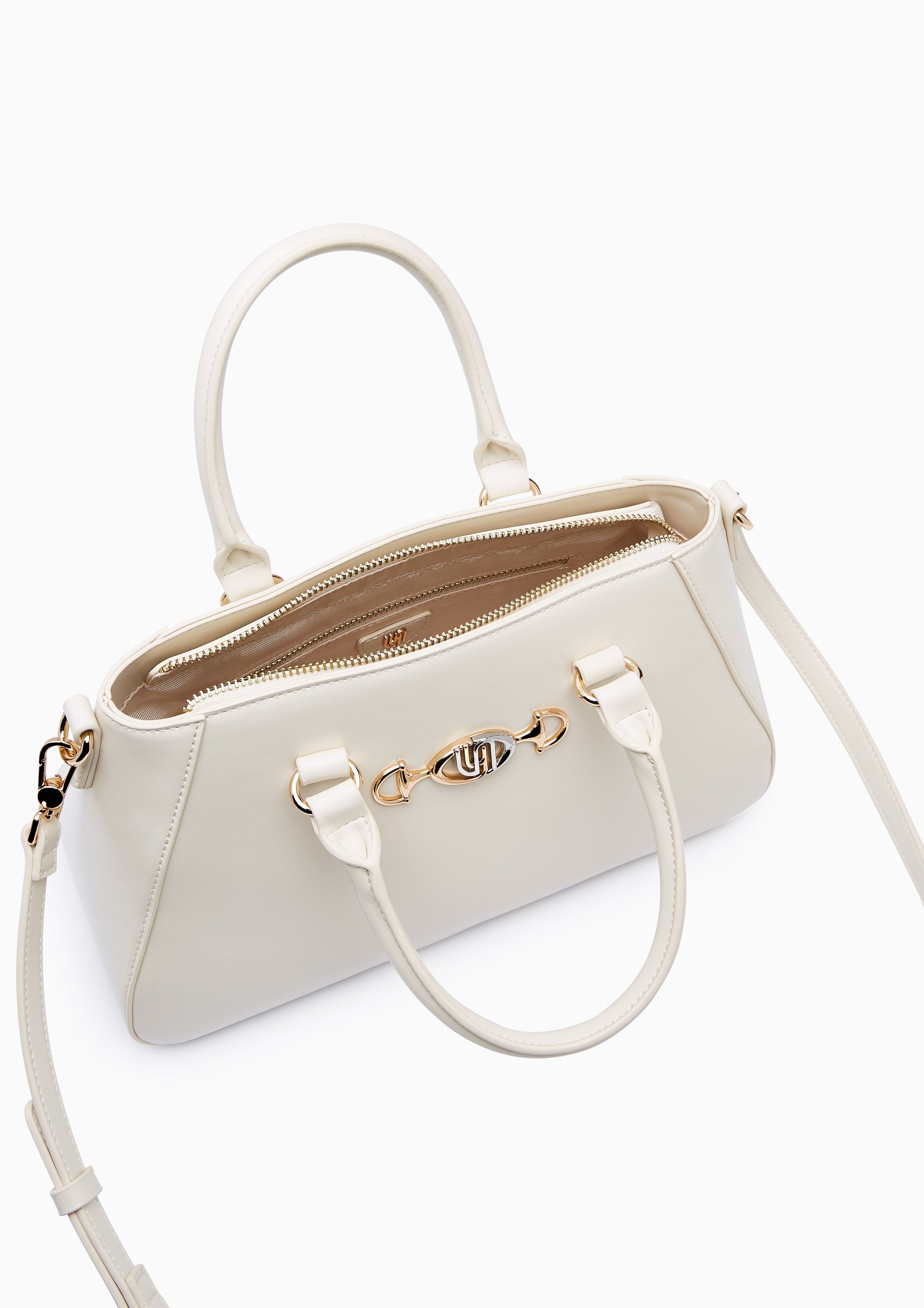 Irene Infinite Top Handle M Handbag - Ivory