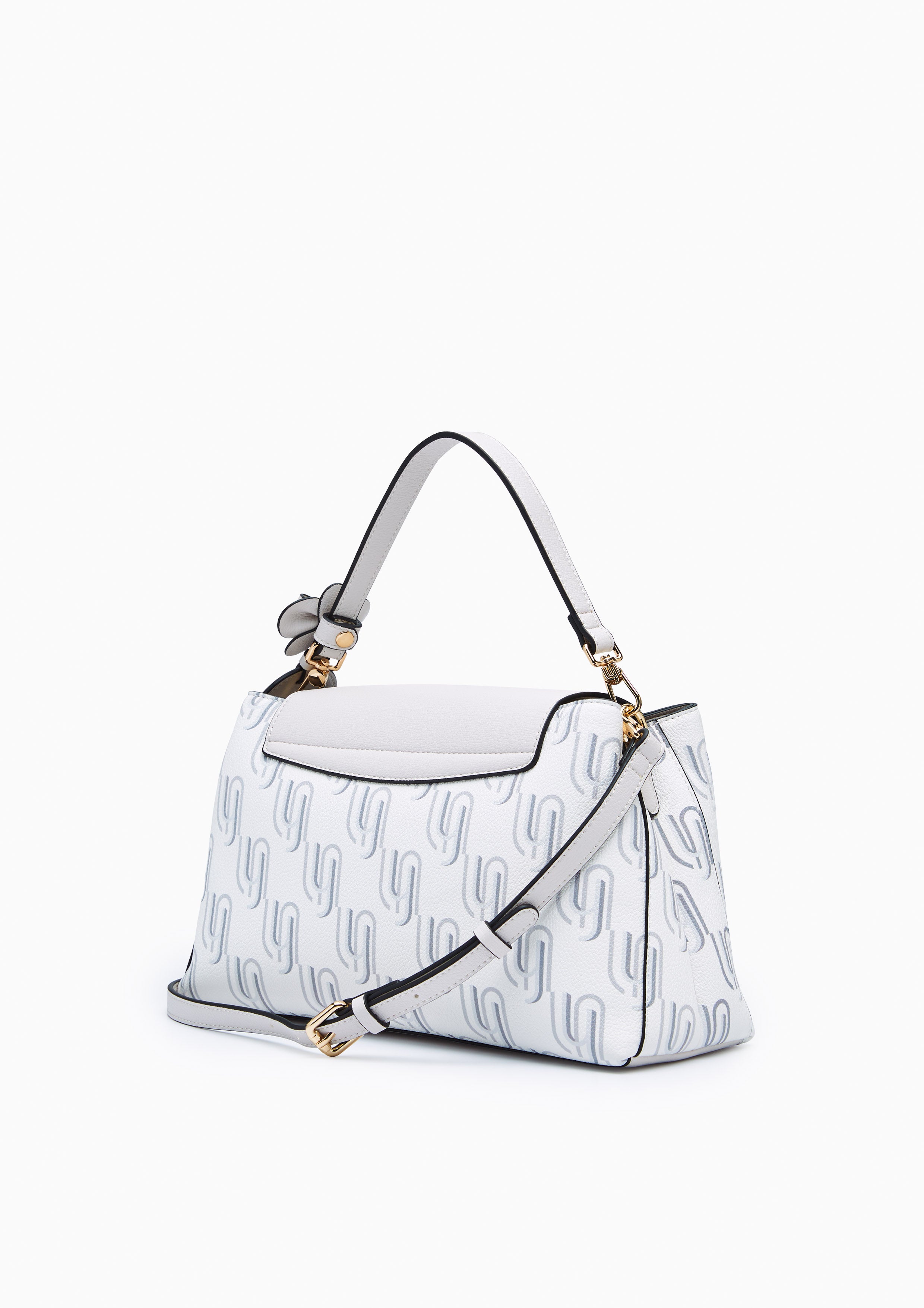 Ivy Infinite Top Handle M Handbag - Printed Grey