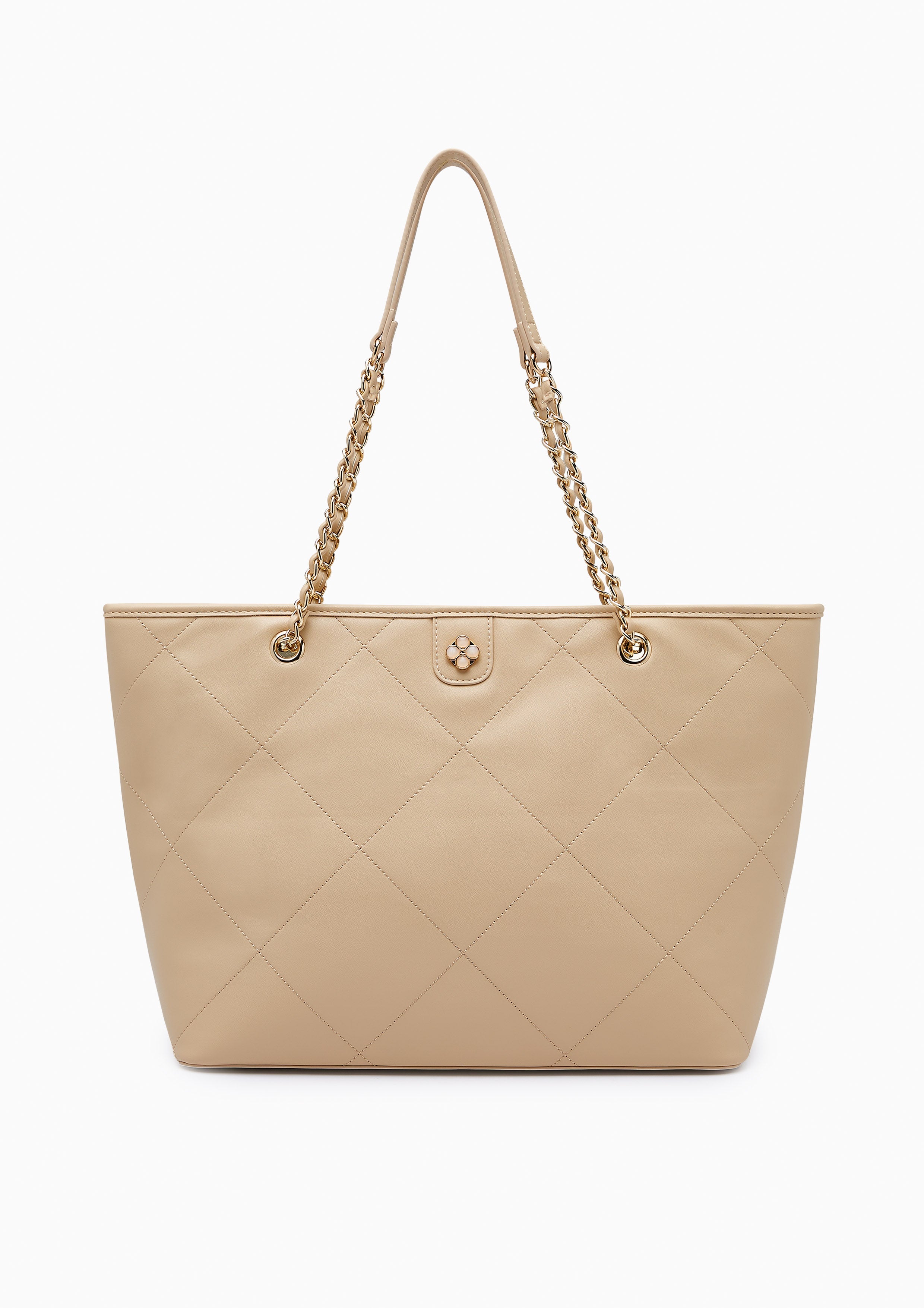 Pottie M Tote Bag- Light Beige
