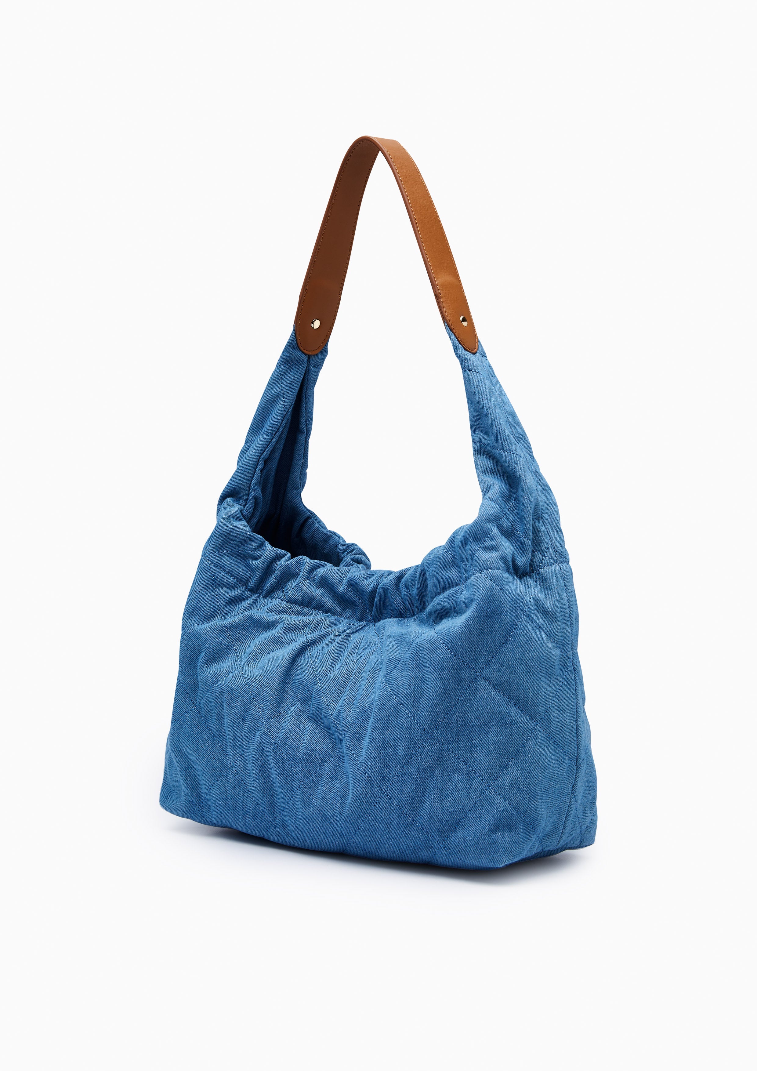 Pottie Hobo M Shoulder Bag - Blue Variation 2