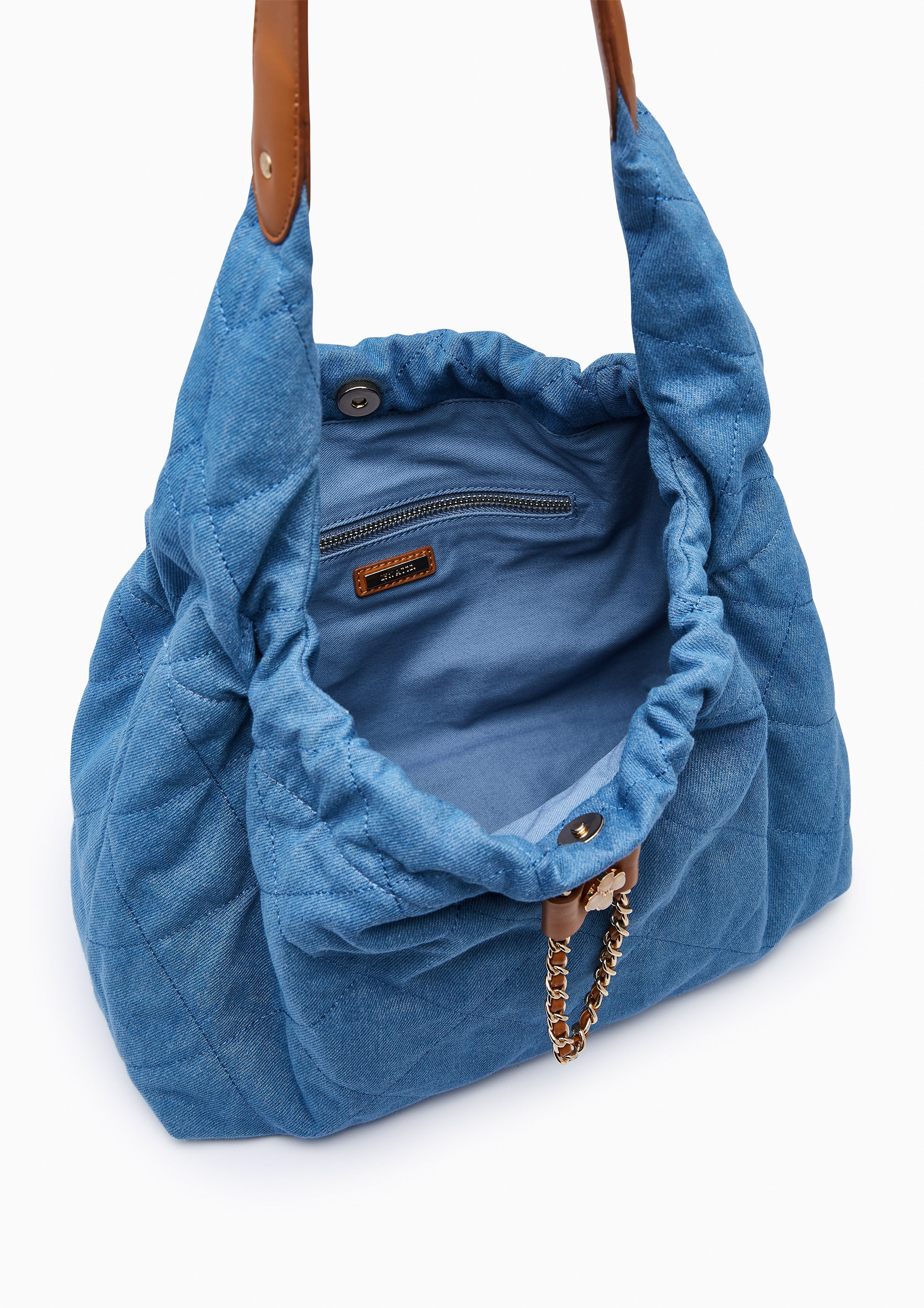 Pottie Hobo M Shoulder Bag - Blue Variation 2