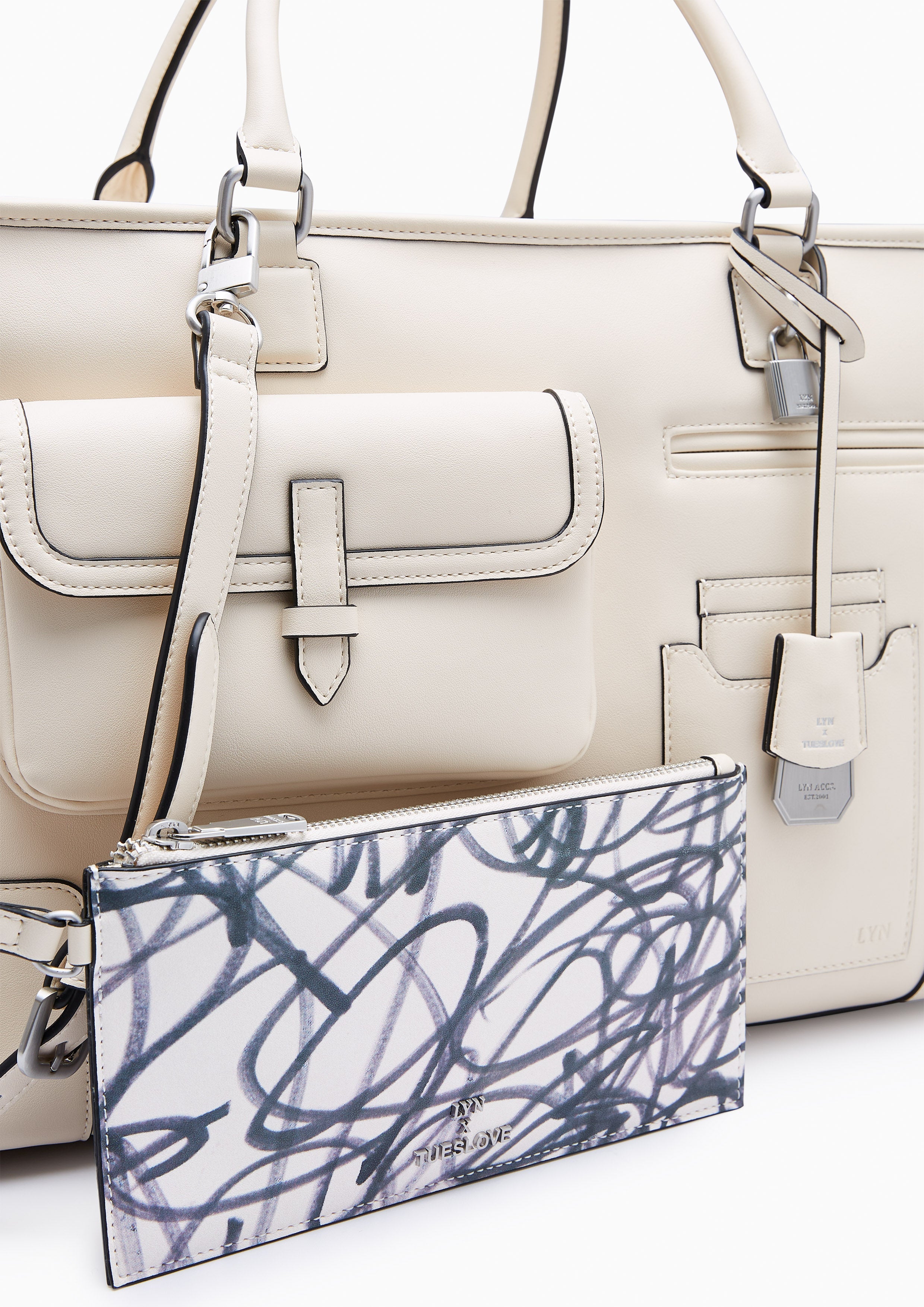 Tueslove Xl Tote Bag - Ivory