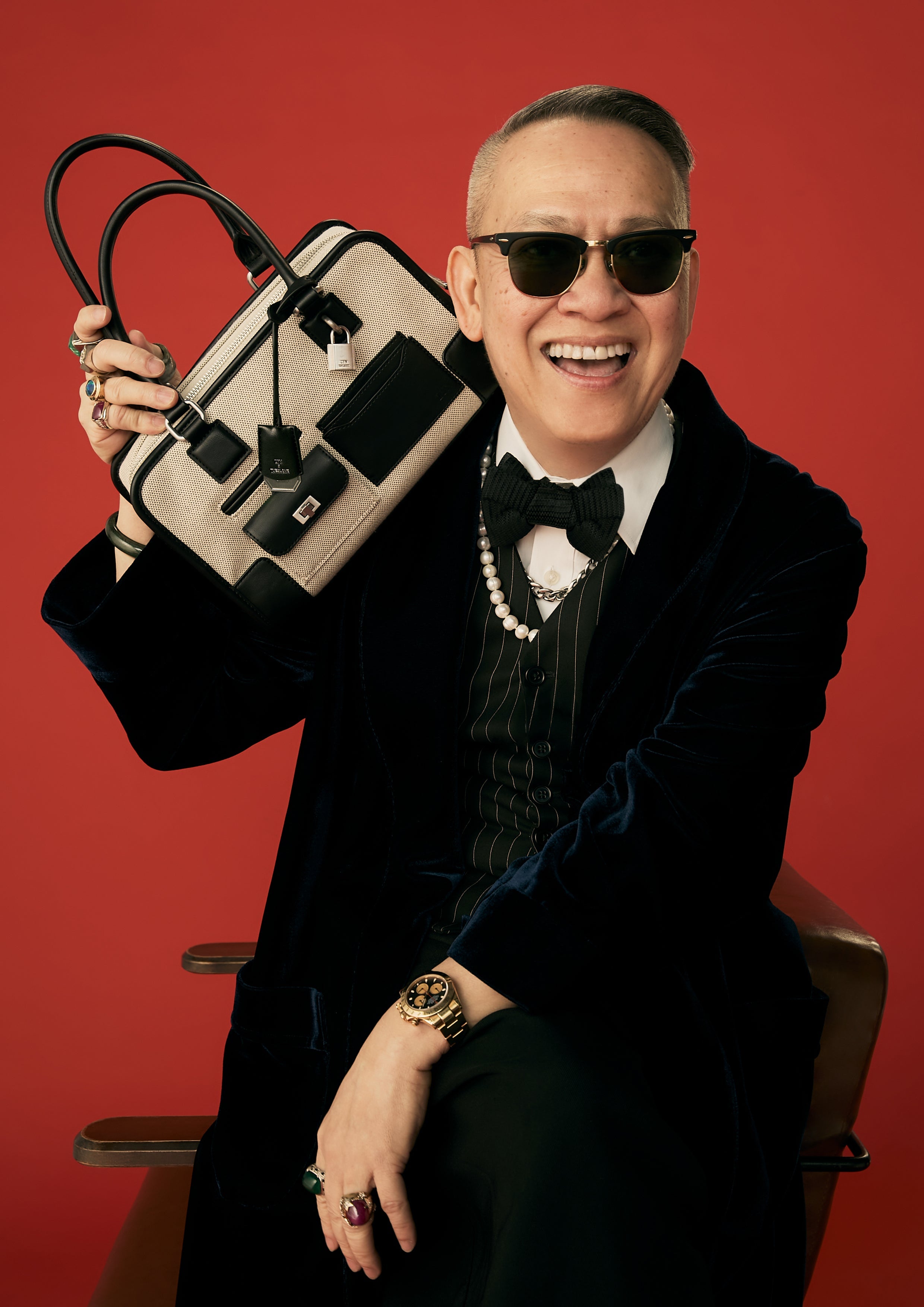 Tueslove Canvas S Tote Bag - Black