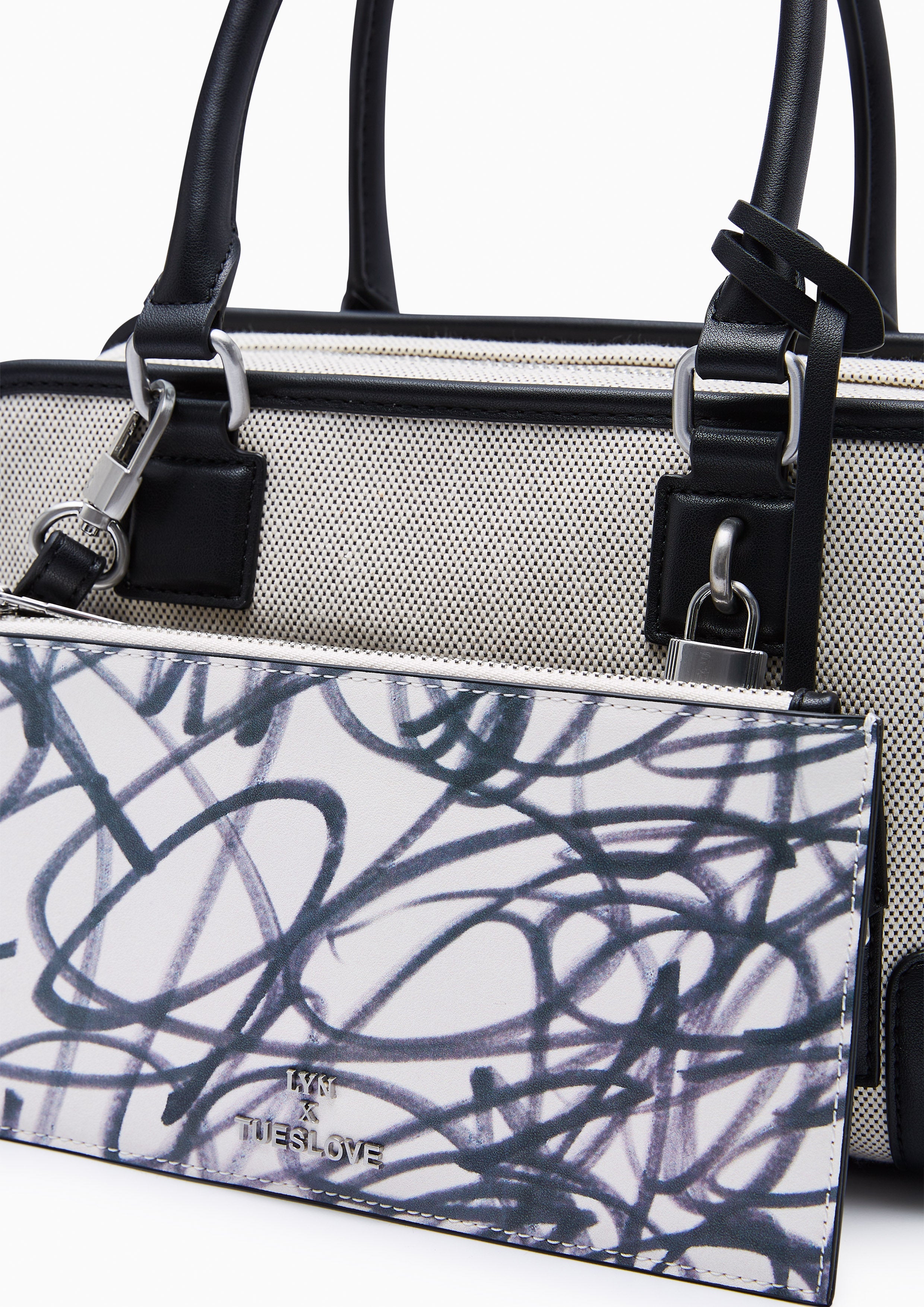 Tueslove Canvas S Tote Bag - Black