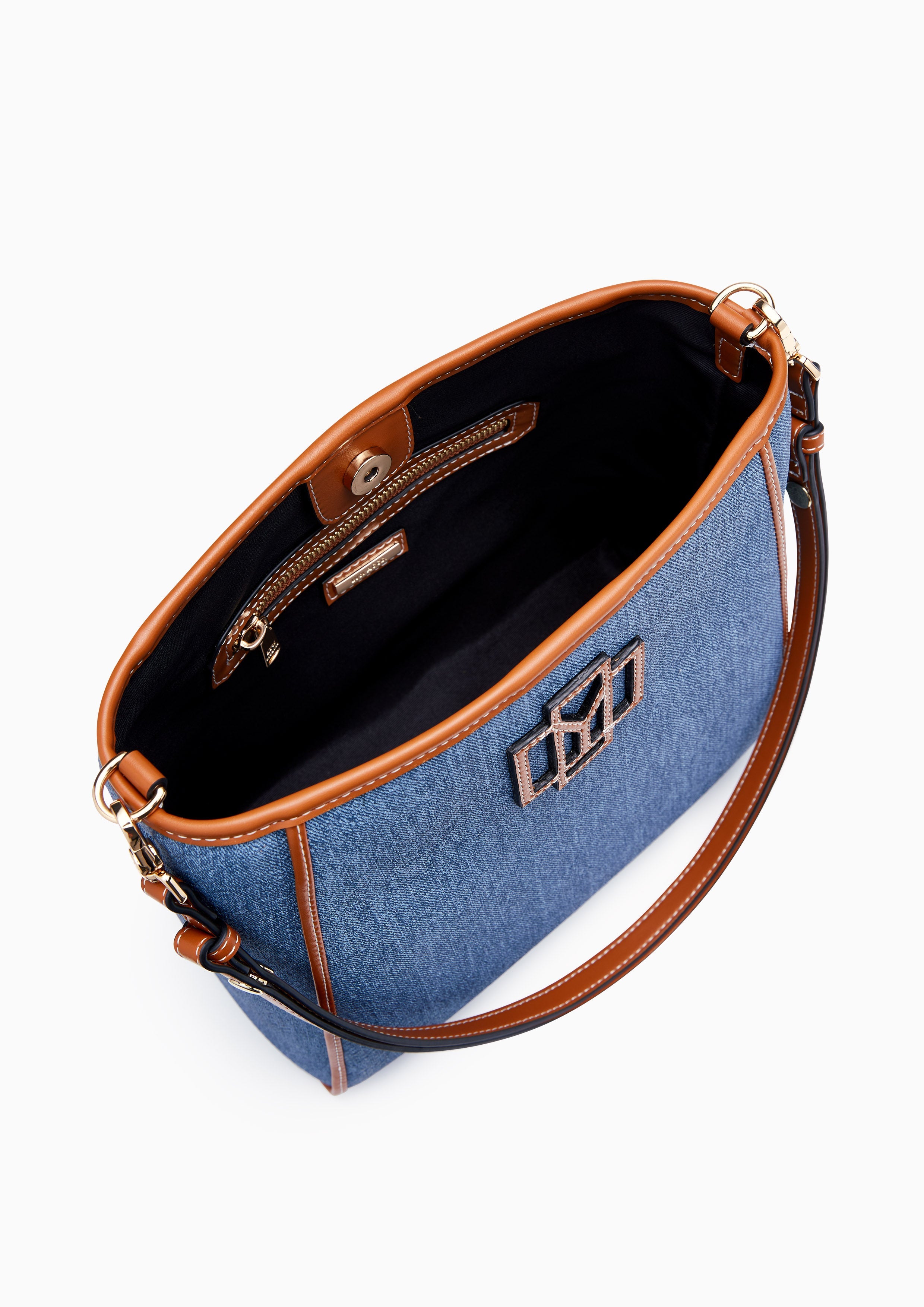 Berlyn L Shoulder Bag - Blue Variation 2