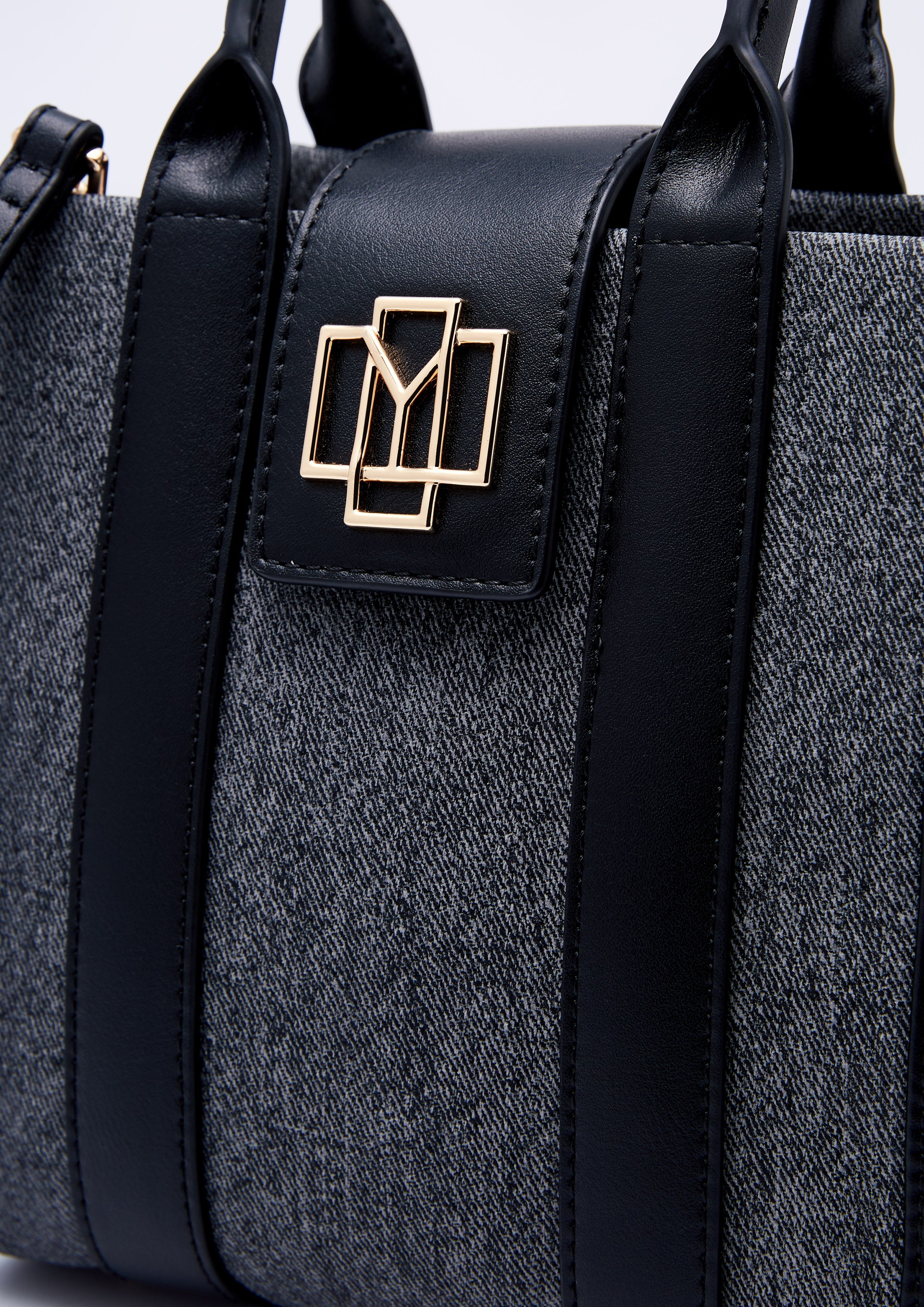 Berlyn Book Tote Bag - Black Variation 2