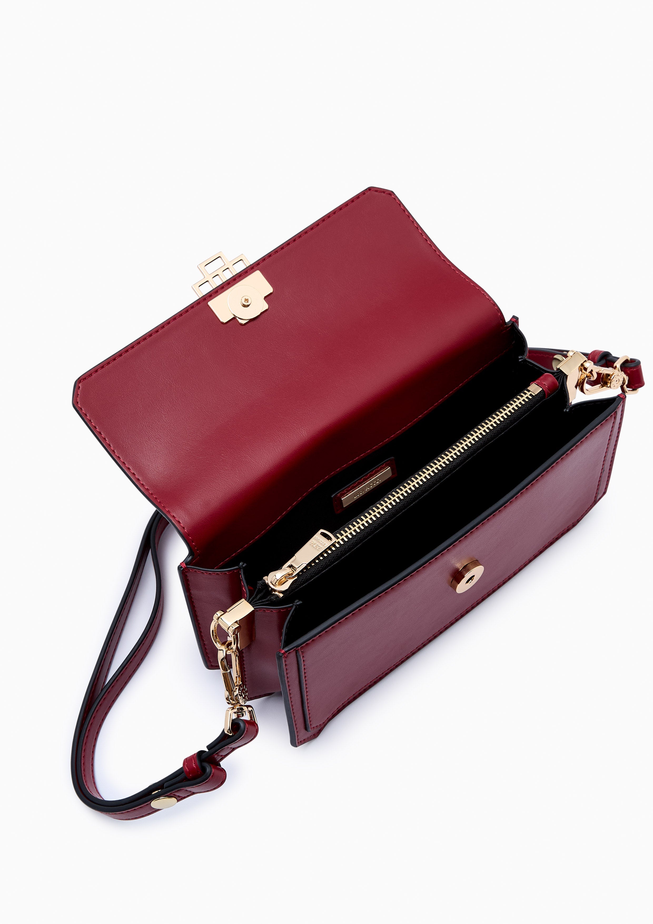 Berlyn Crossbody Bag - Dark Red