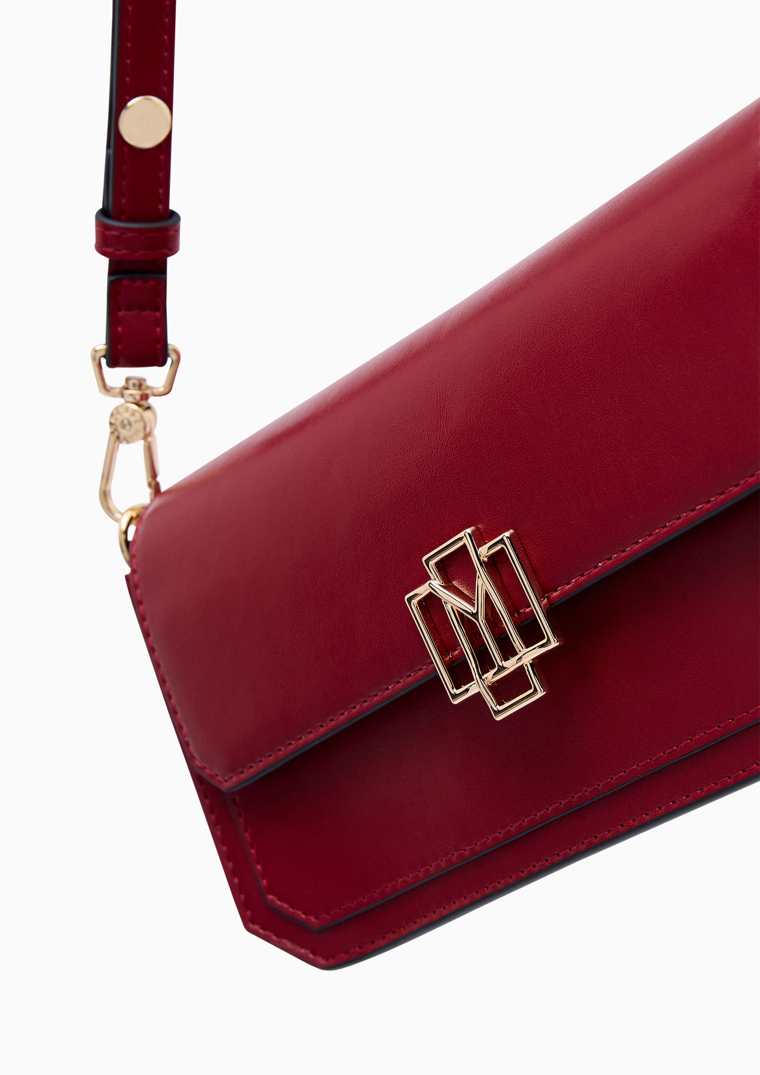 Berlyn Crossbody Bag - Dark Red