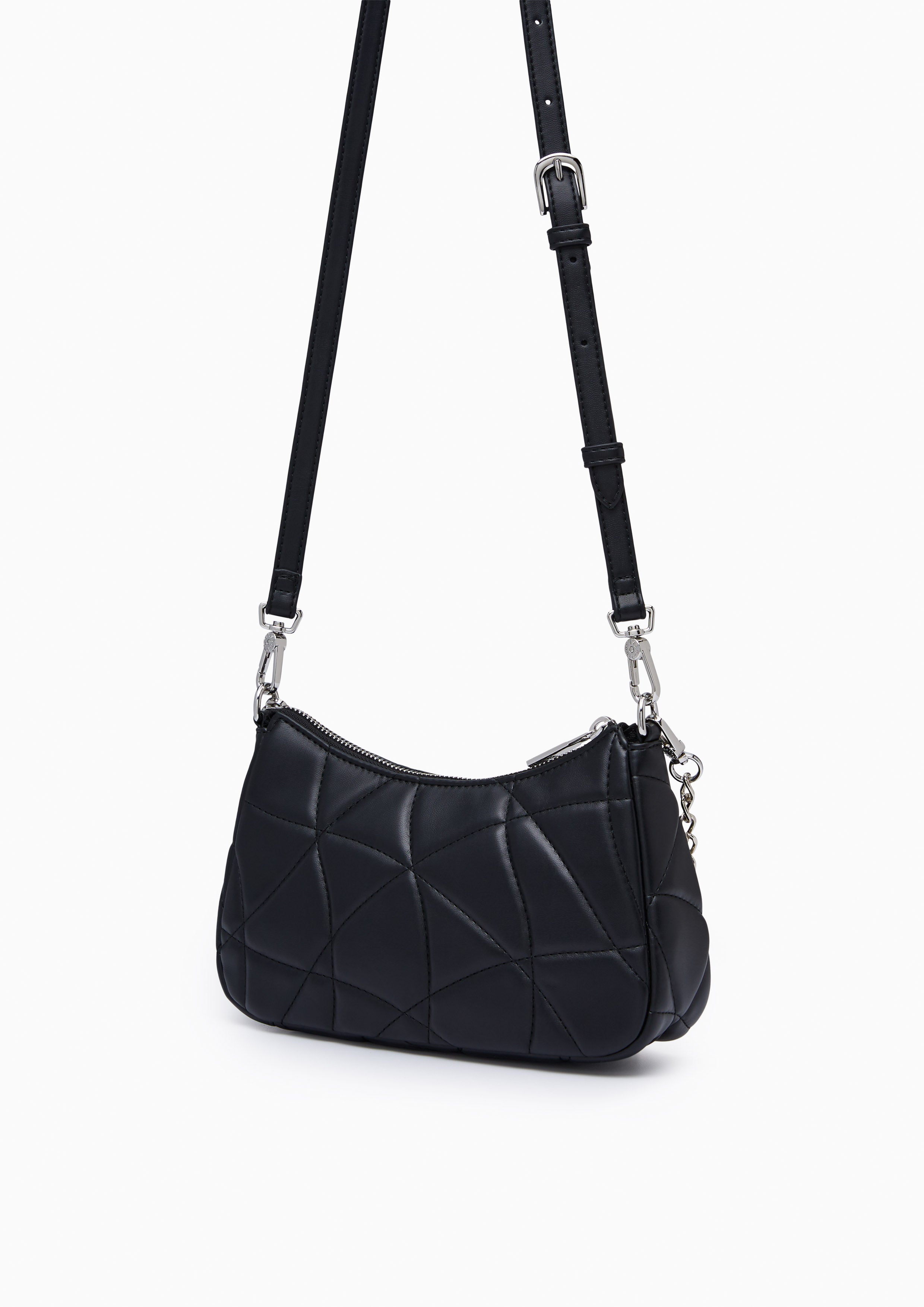 Tricia Avant Quilted Shoulder Bag - Black