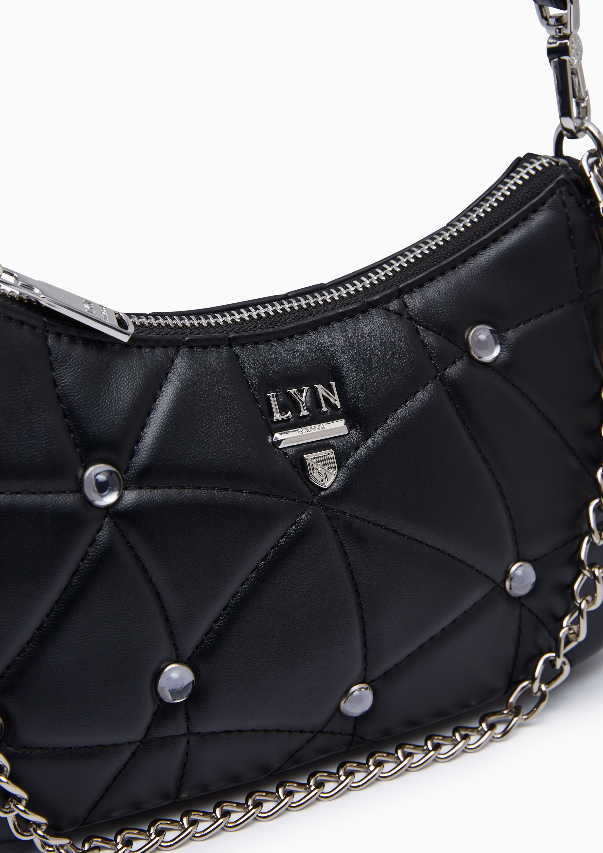 Tricia Avant Quilted Shoulder Bag - Black