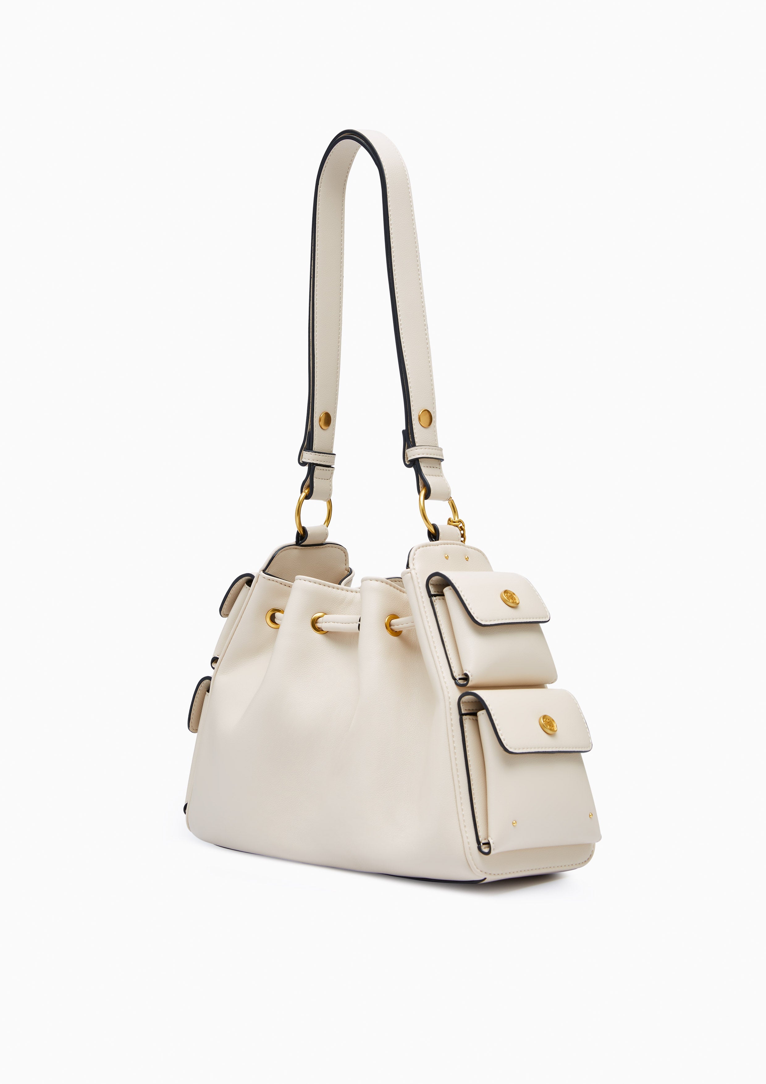 Atelier M Bucket Bag - Light Beige