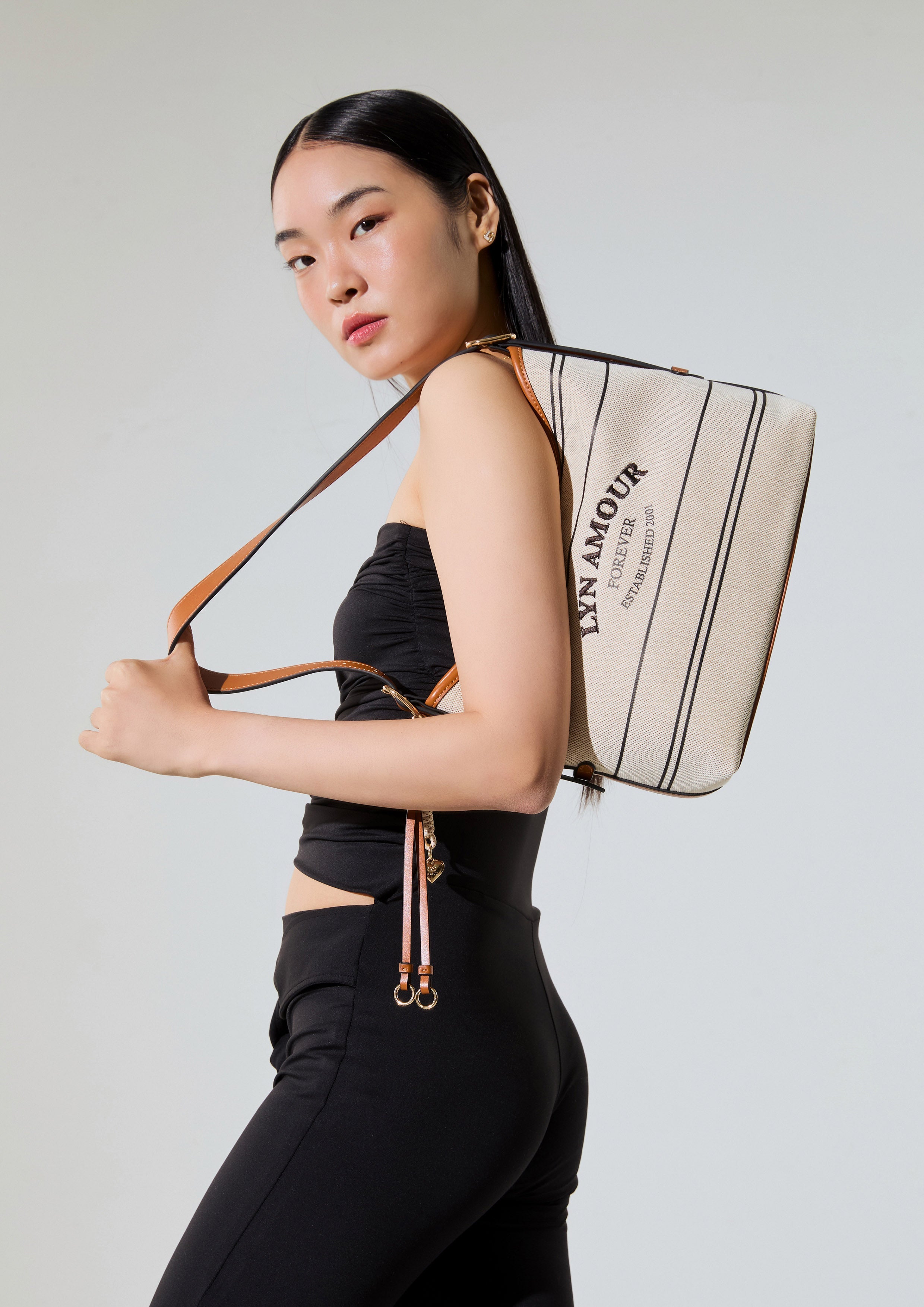 Marena M Shoulder Bag - Beige