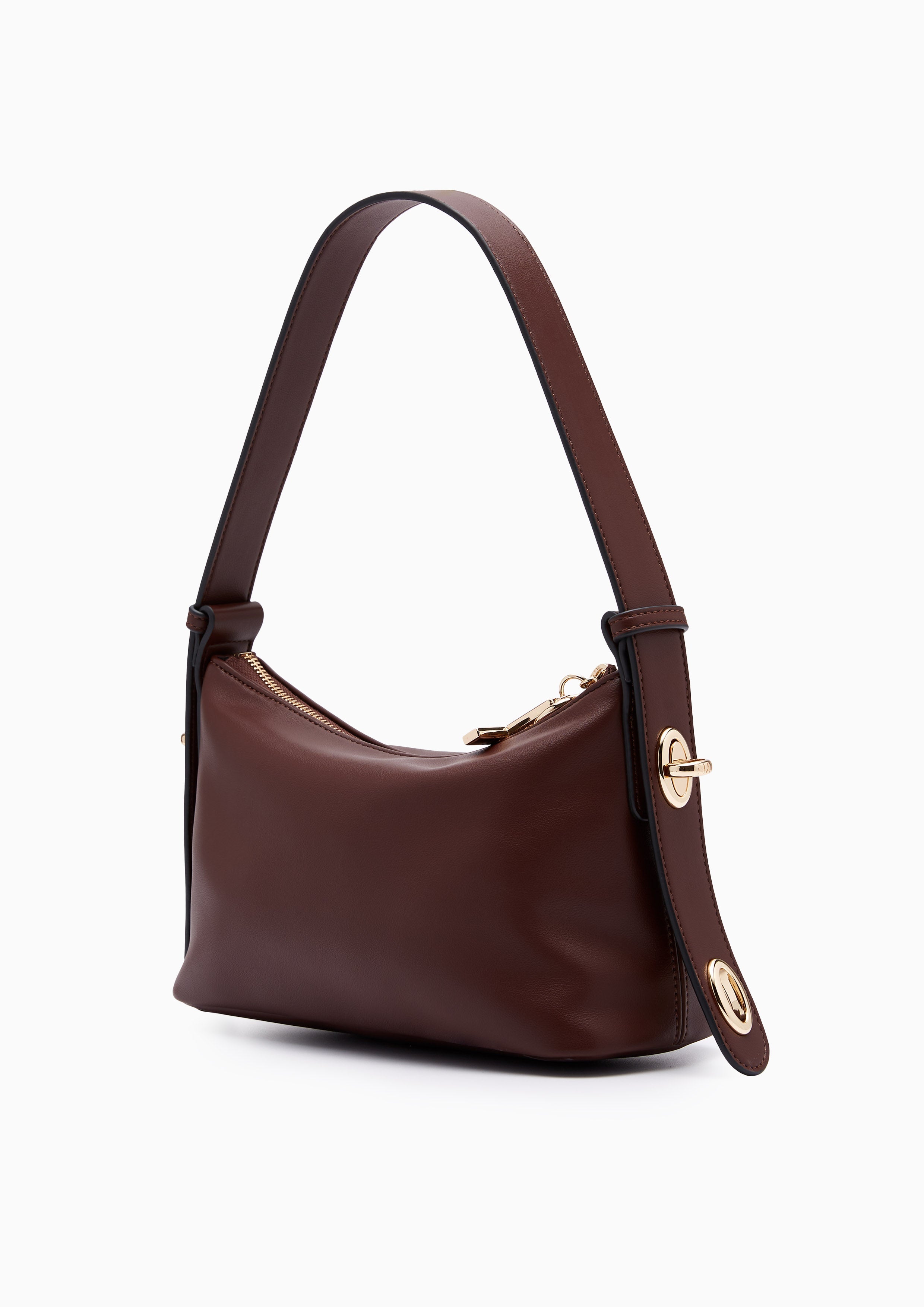Jardin M Shoulder Bag - Dark Brown