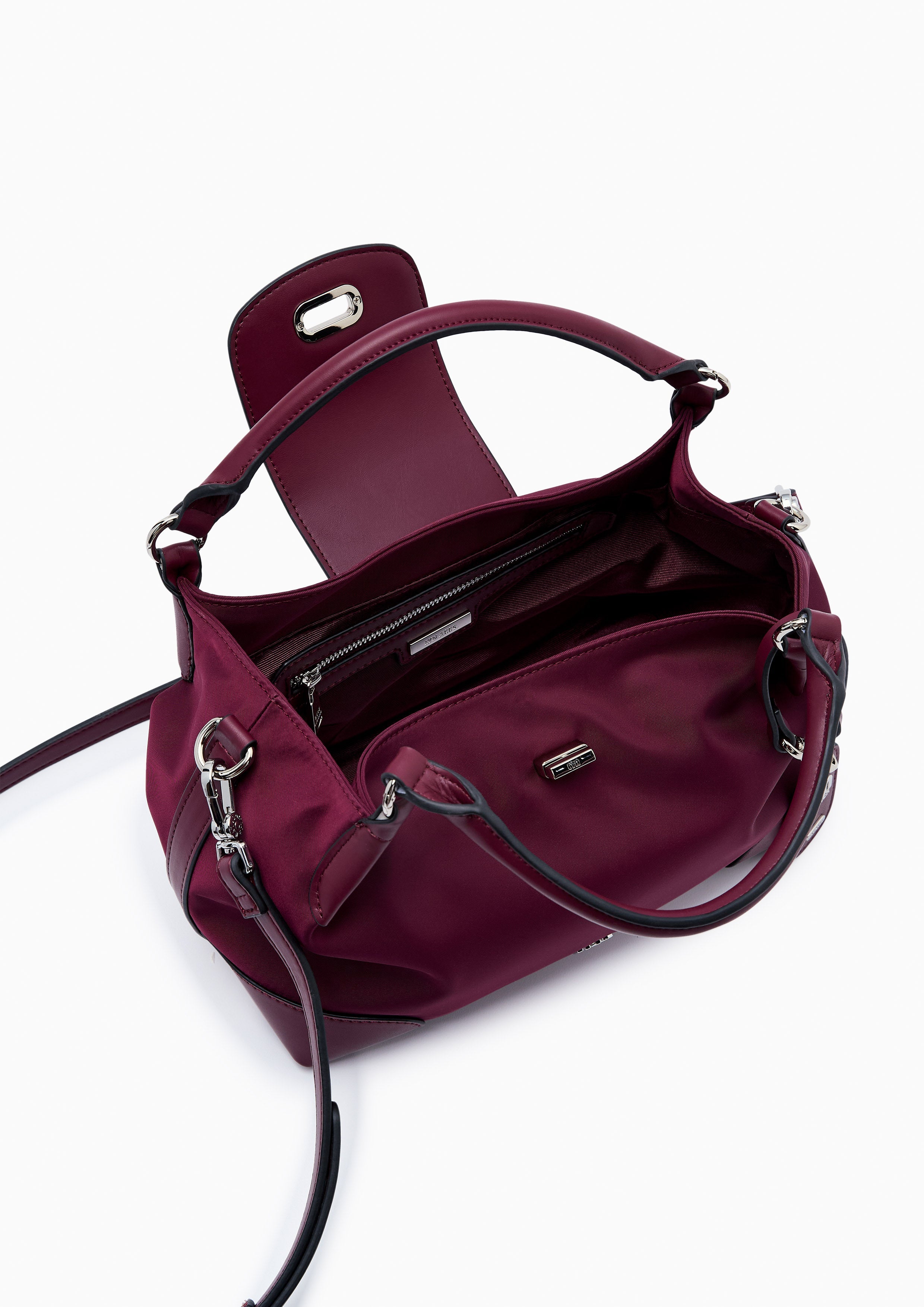 Jenna S Crossbody Bag - Dark Red