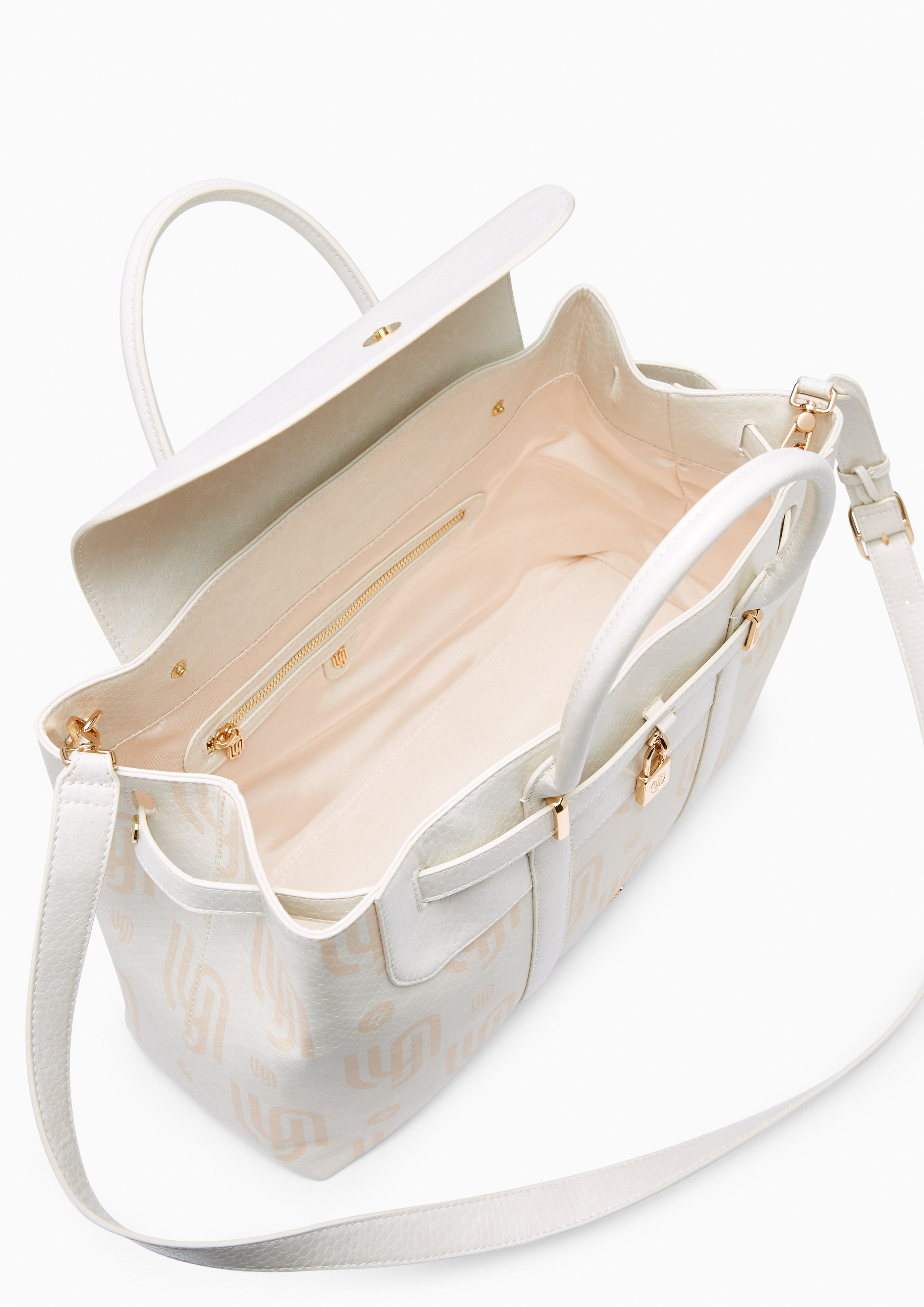 Britannia Infinite Shoulder Bag - Printed Ivory