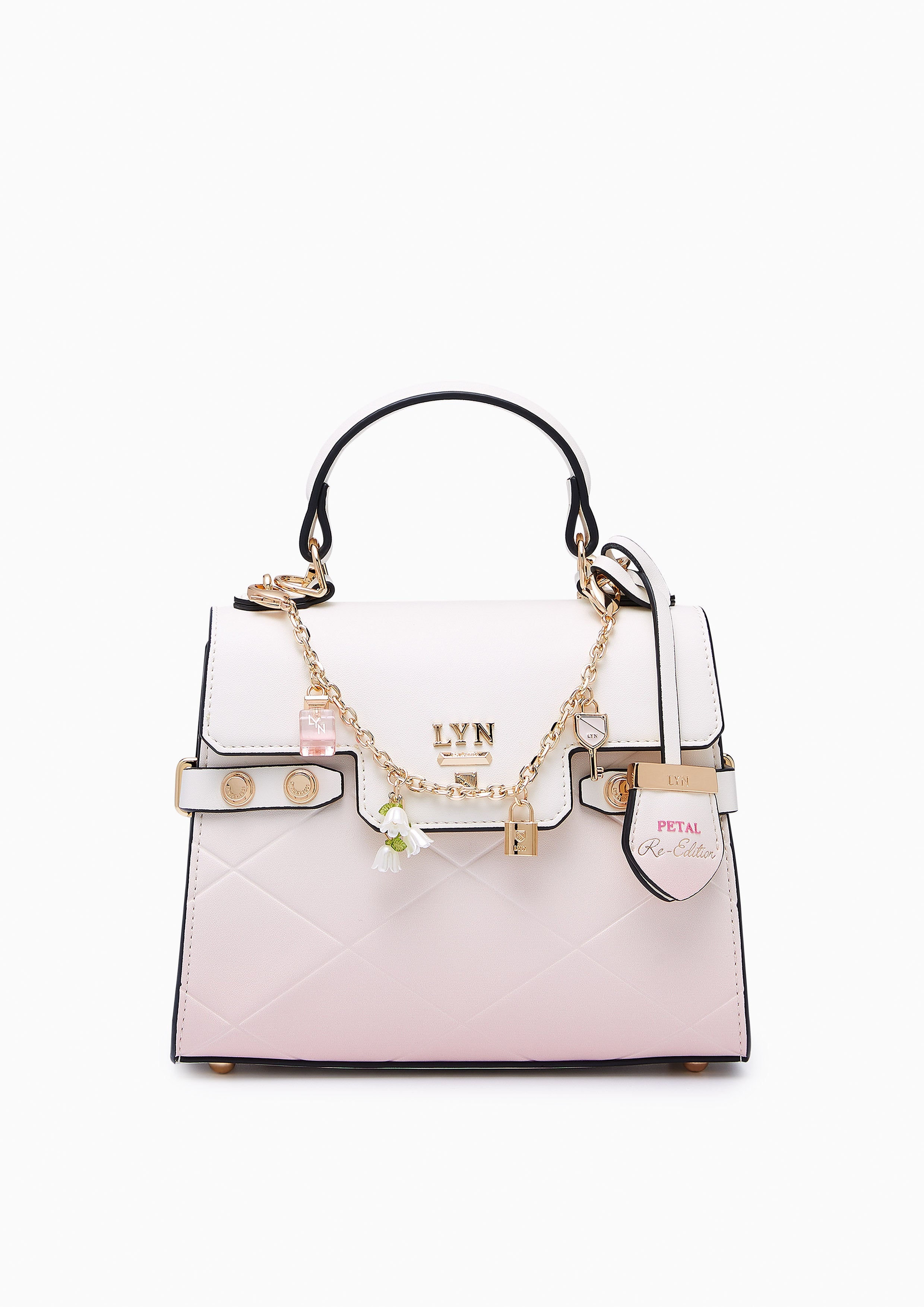 Petal Fineness Top S Handbag - Pink