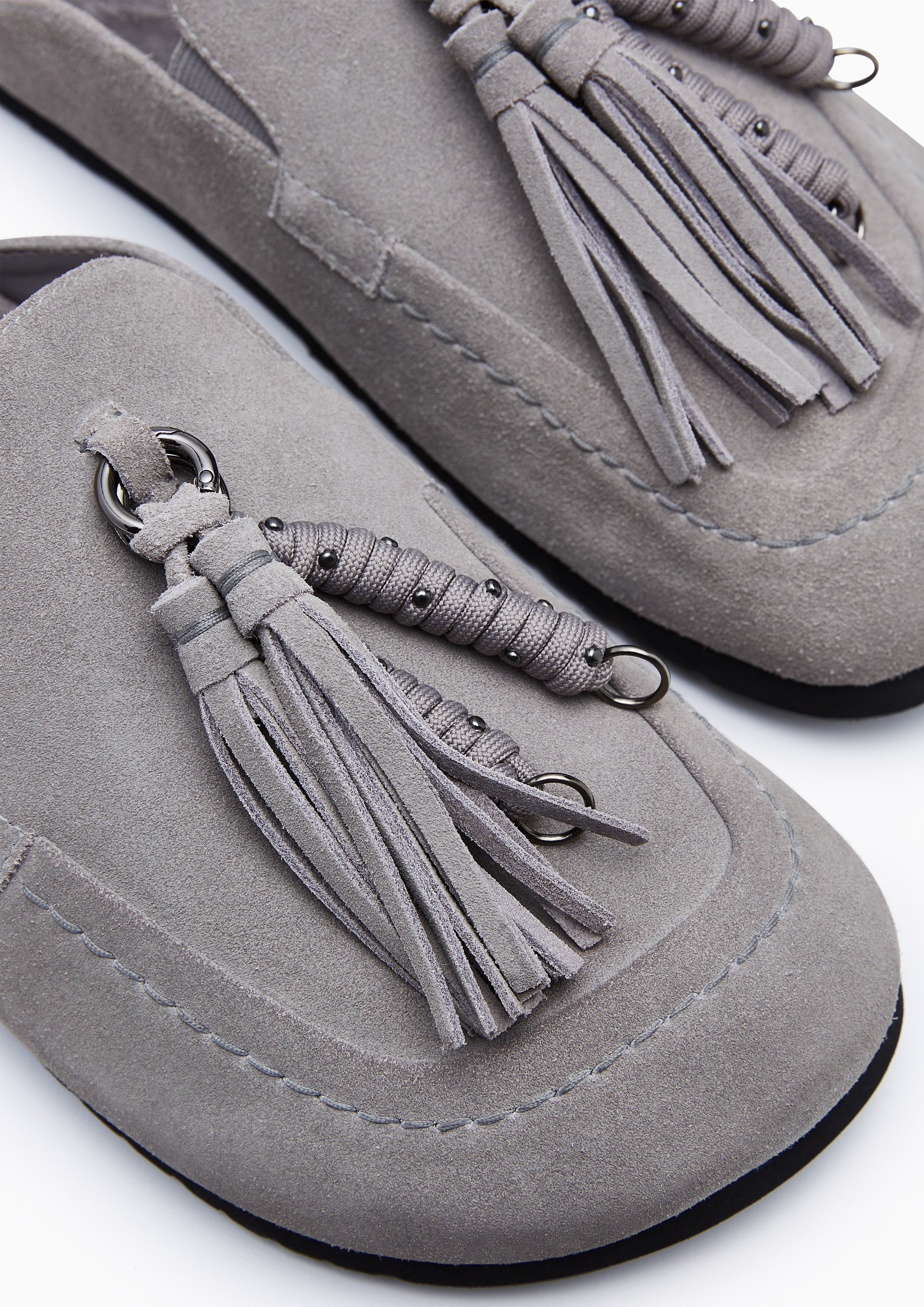 Finn Infinite Flats And Sandals - Dark Grey
