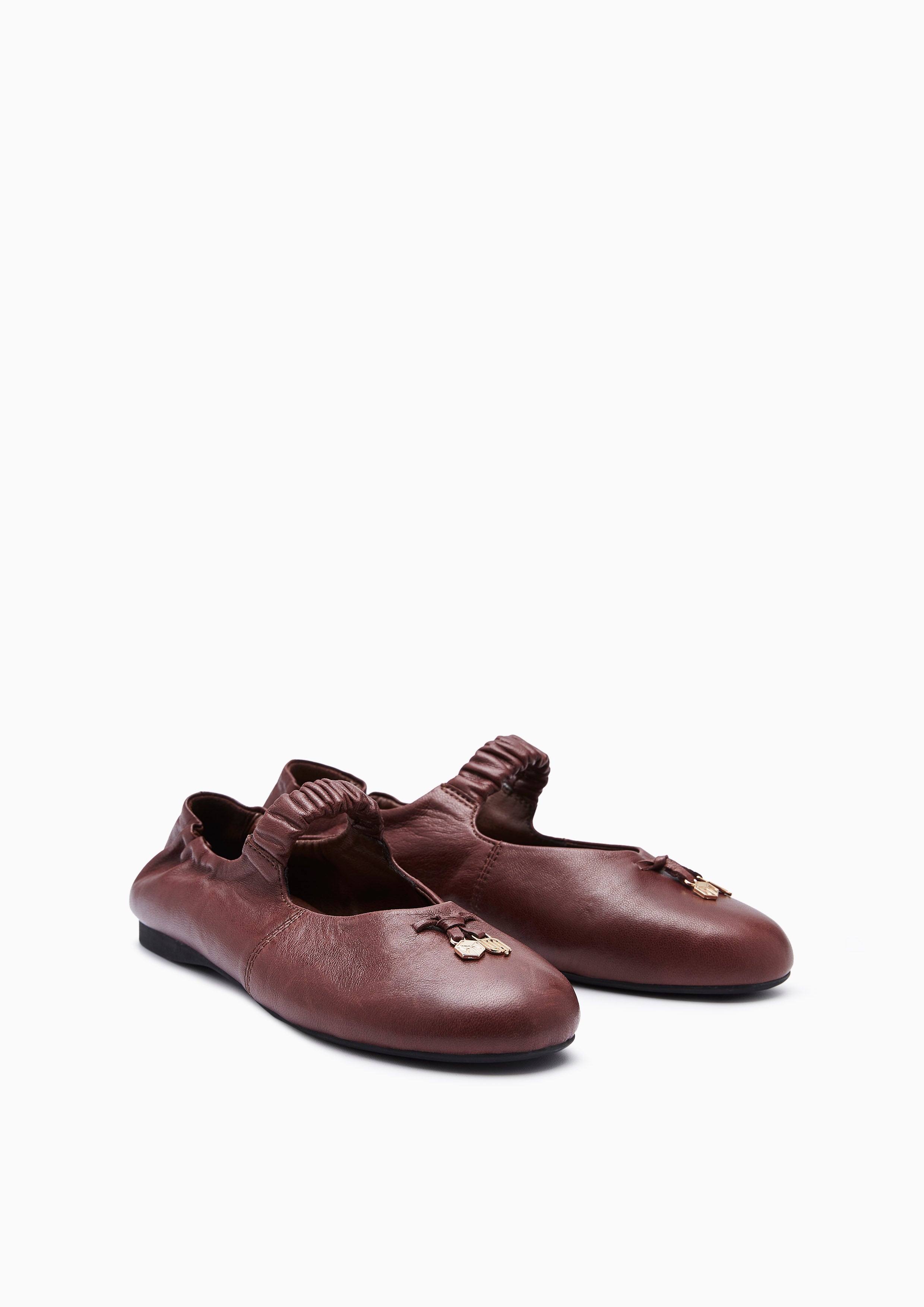 Mocha Infinite Flats And Sandals - Dark Red