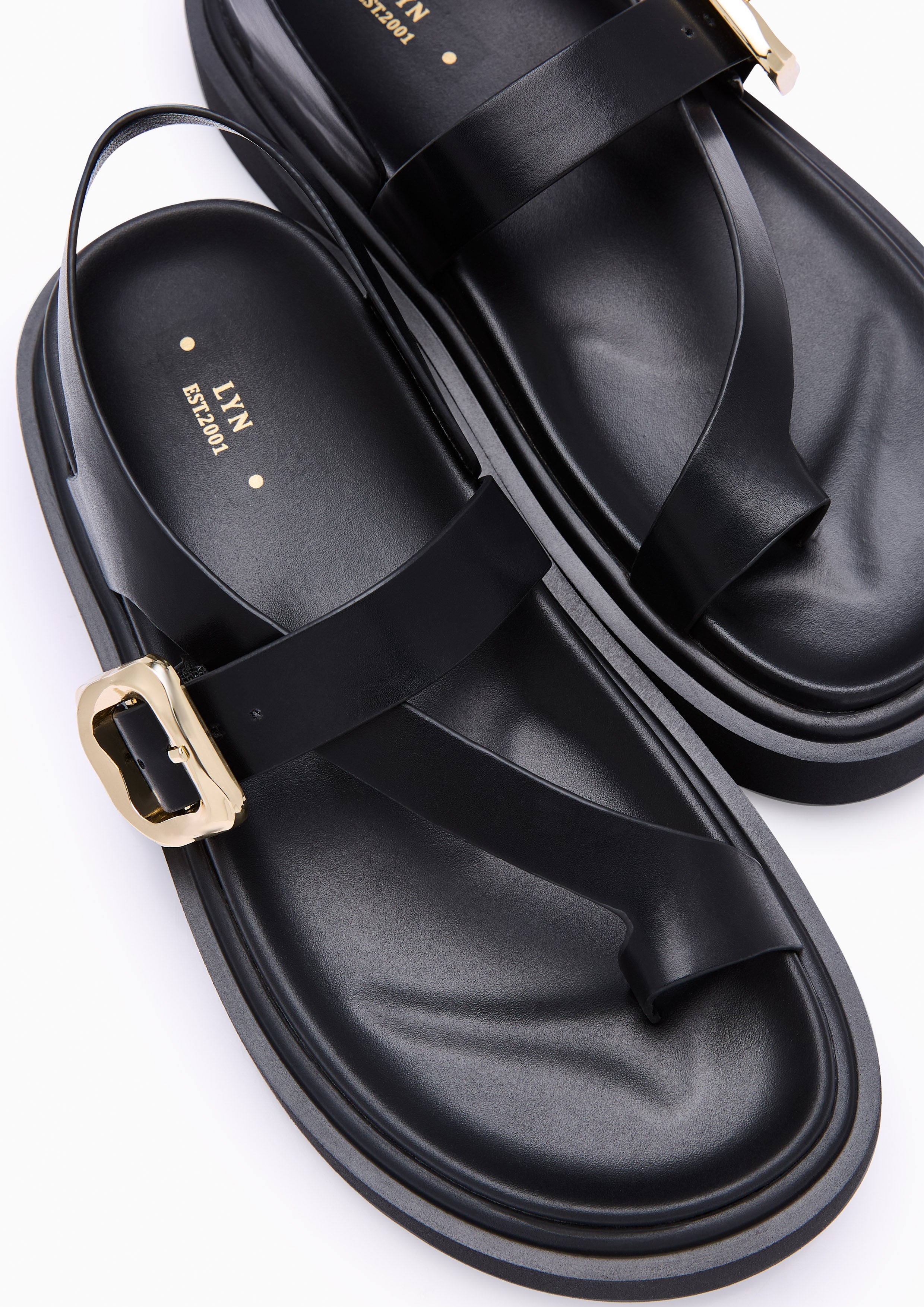Soul Flats And Sandals - Black