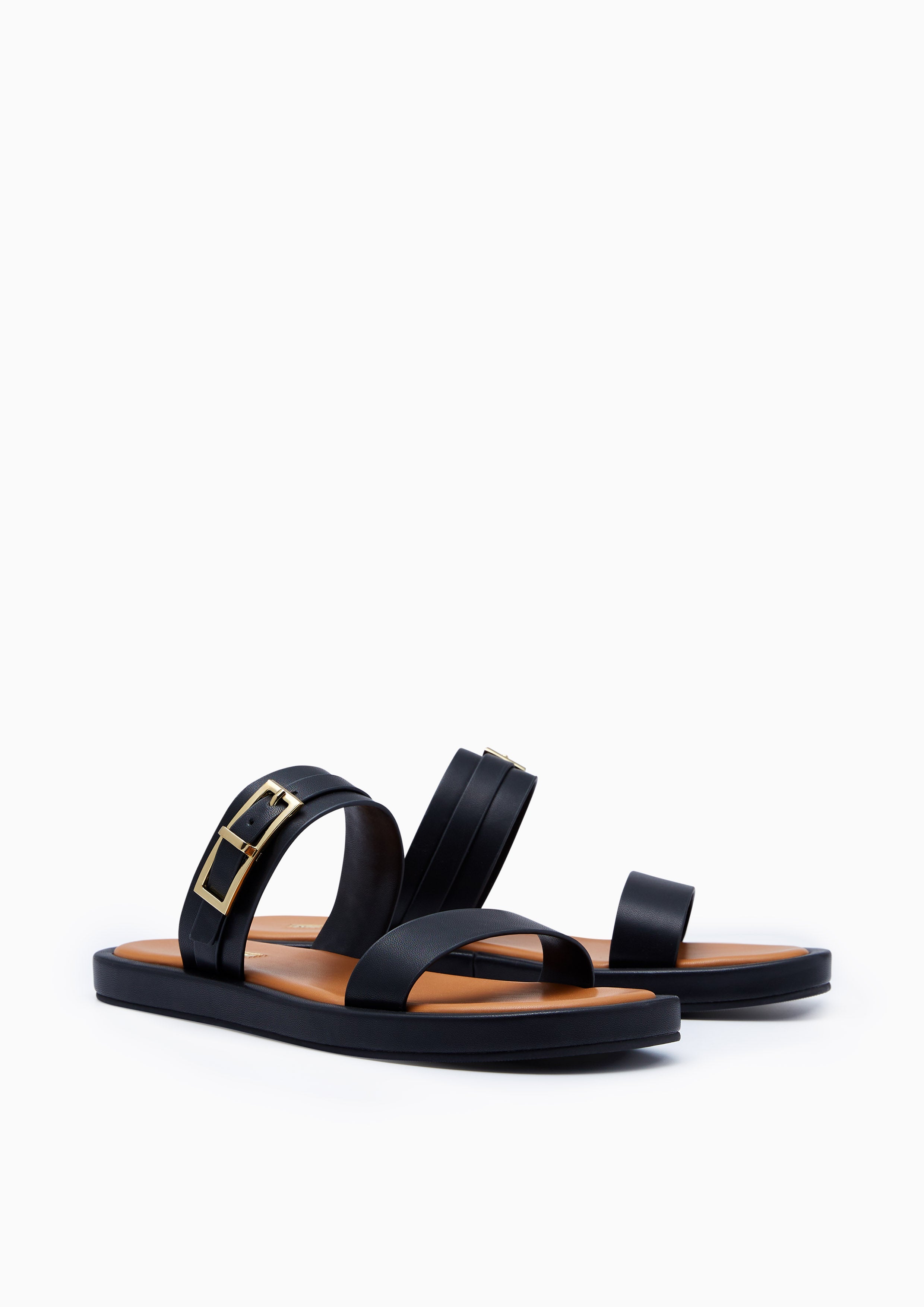Hailey Flats And Sandals - Black