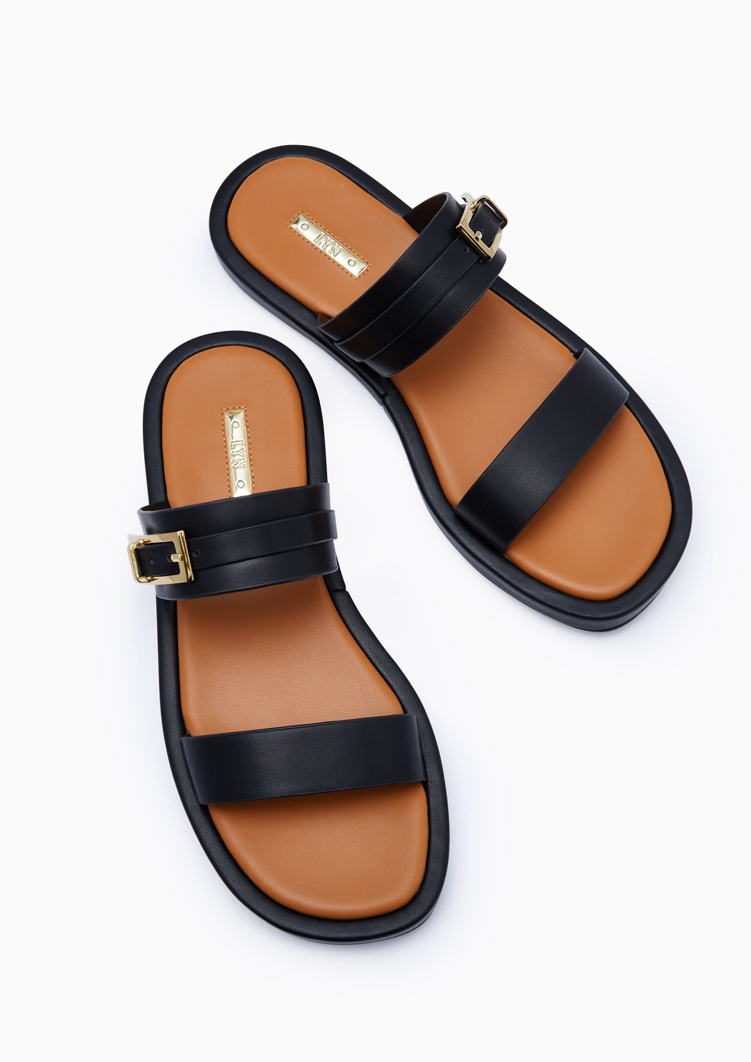 Hailey Flats And Sandals - Black