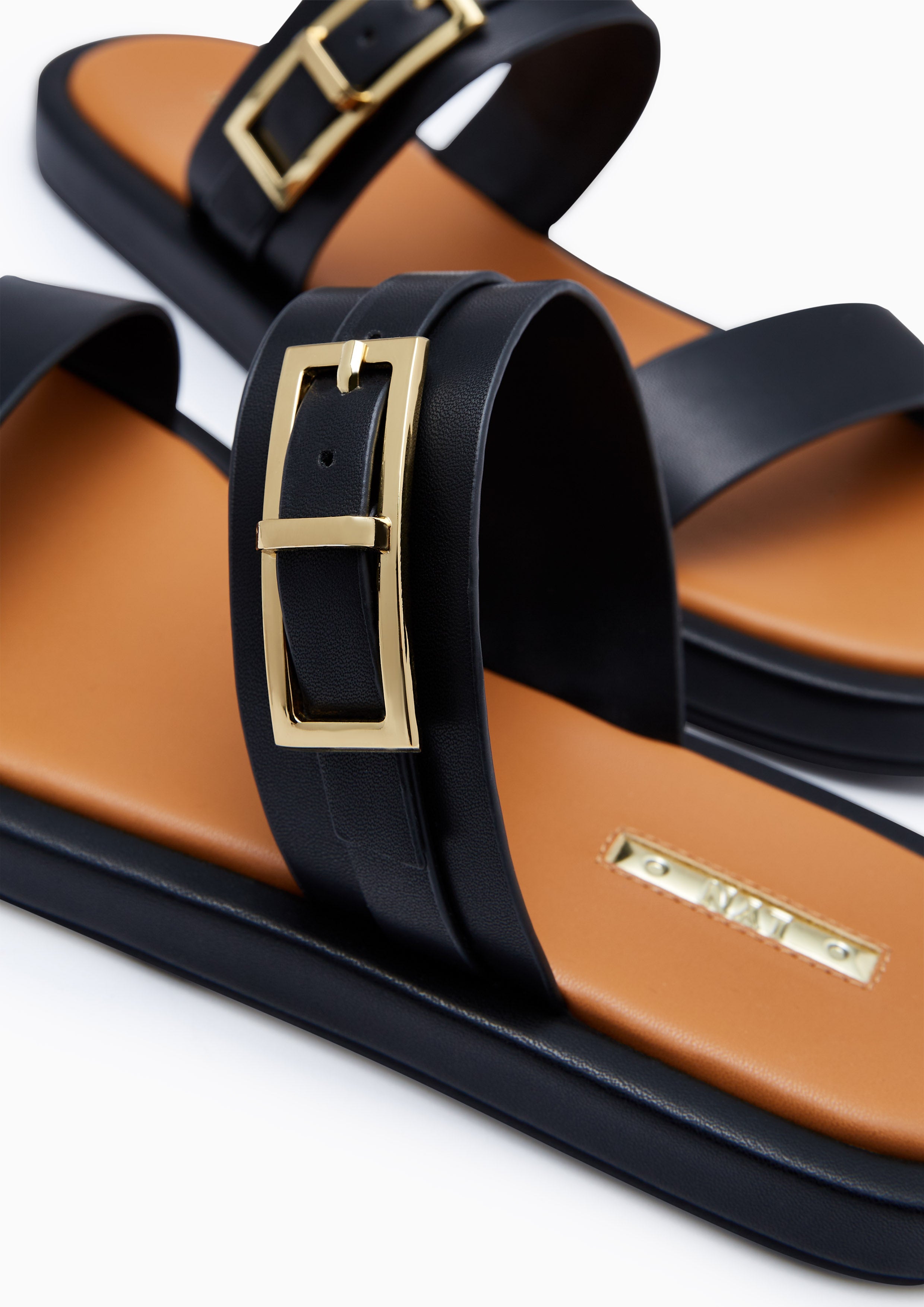 Hailey Flats And Sandals - Black