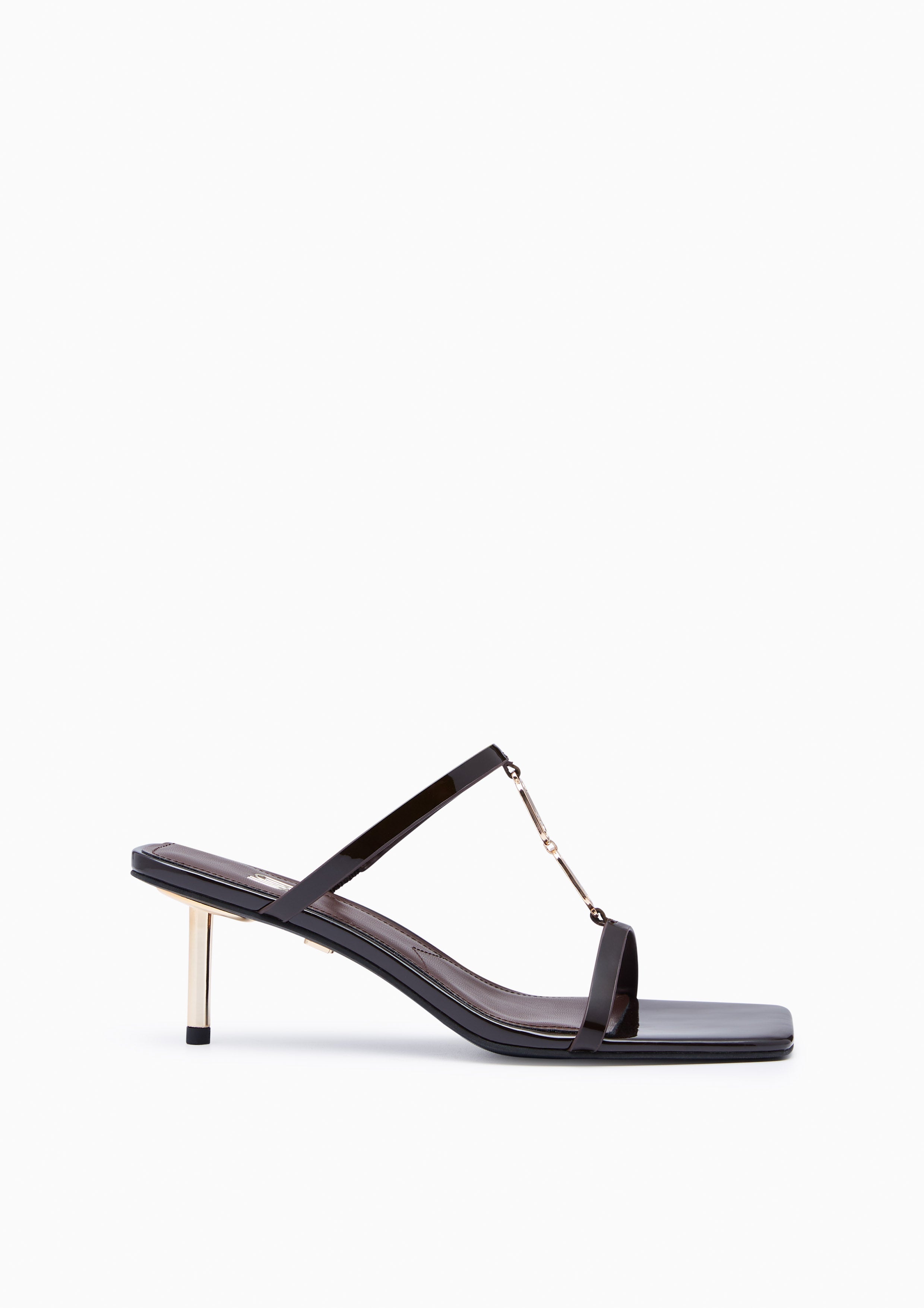 Grey Infinite Flats And Sandals - Dark Brown