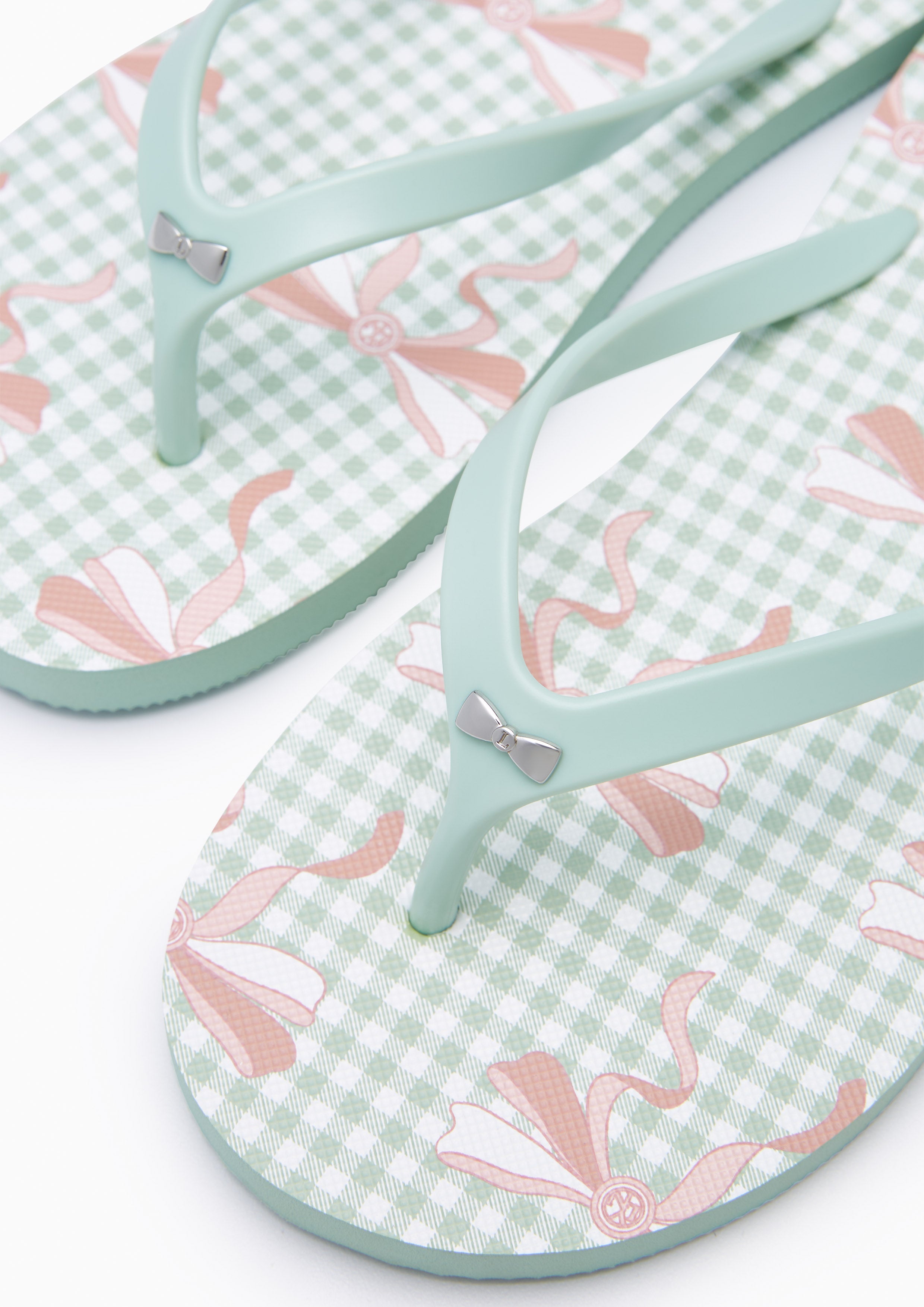 Summer Beach'26 Flats And Sandals - Printed Green