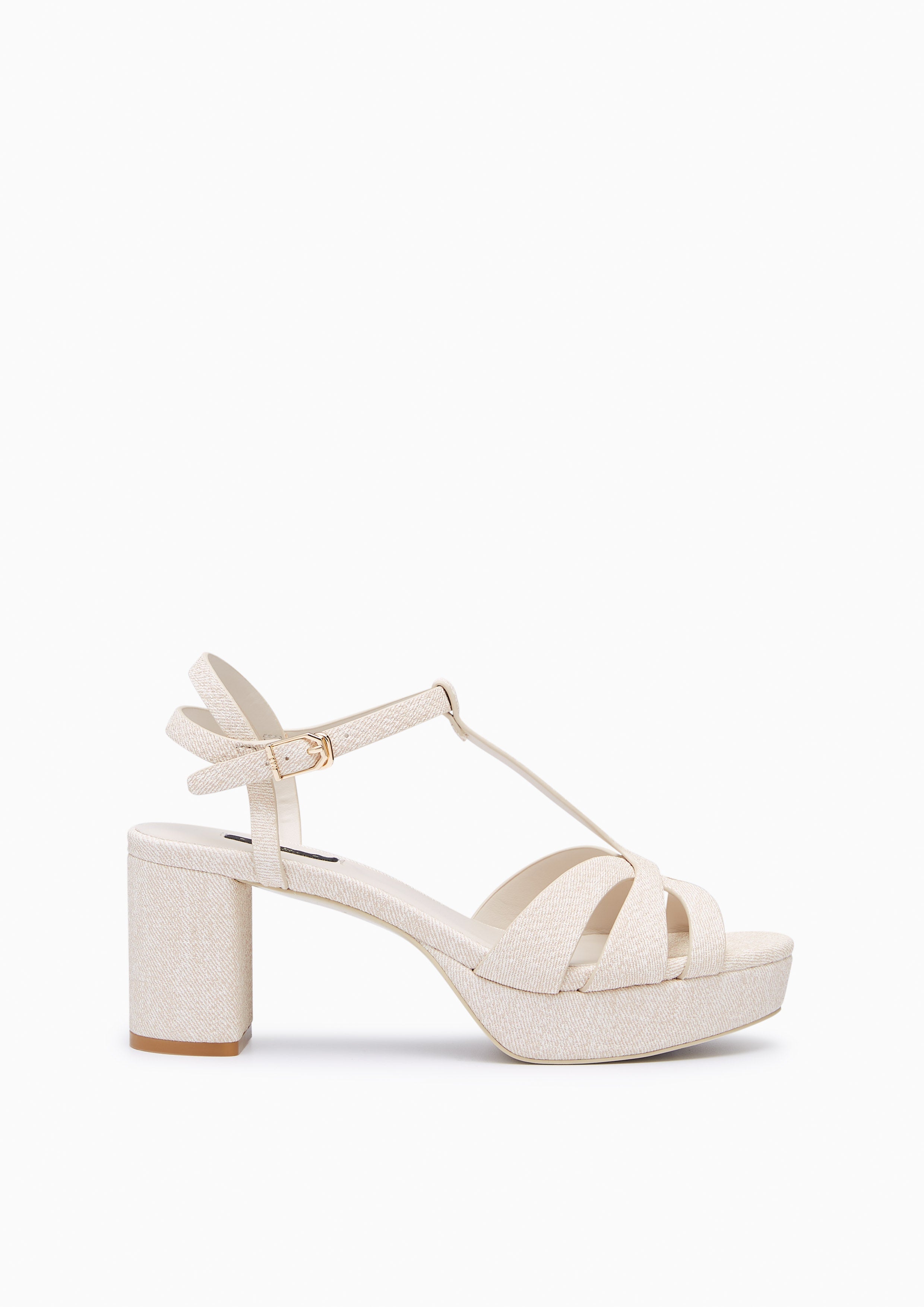 Sabella Mid Gloss Flats And Sandals - Beige