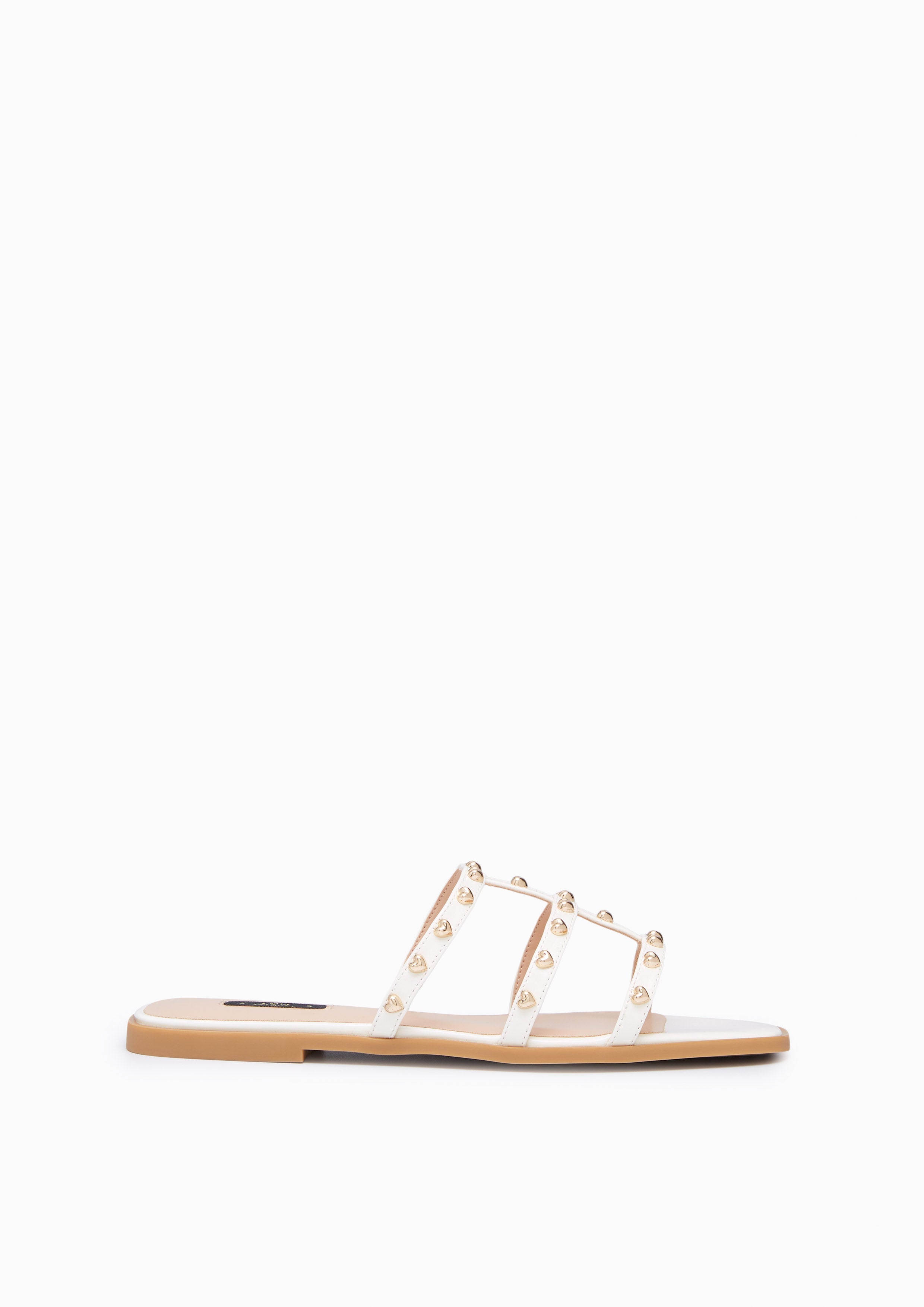 Linda Love Flat Flats And Sandals - Ivory