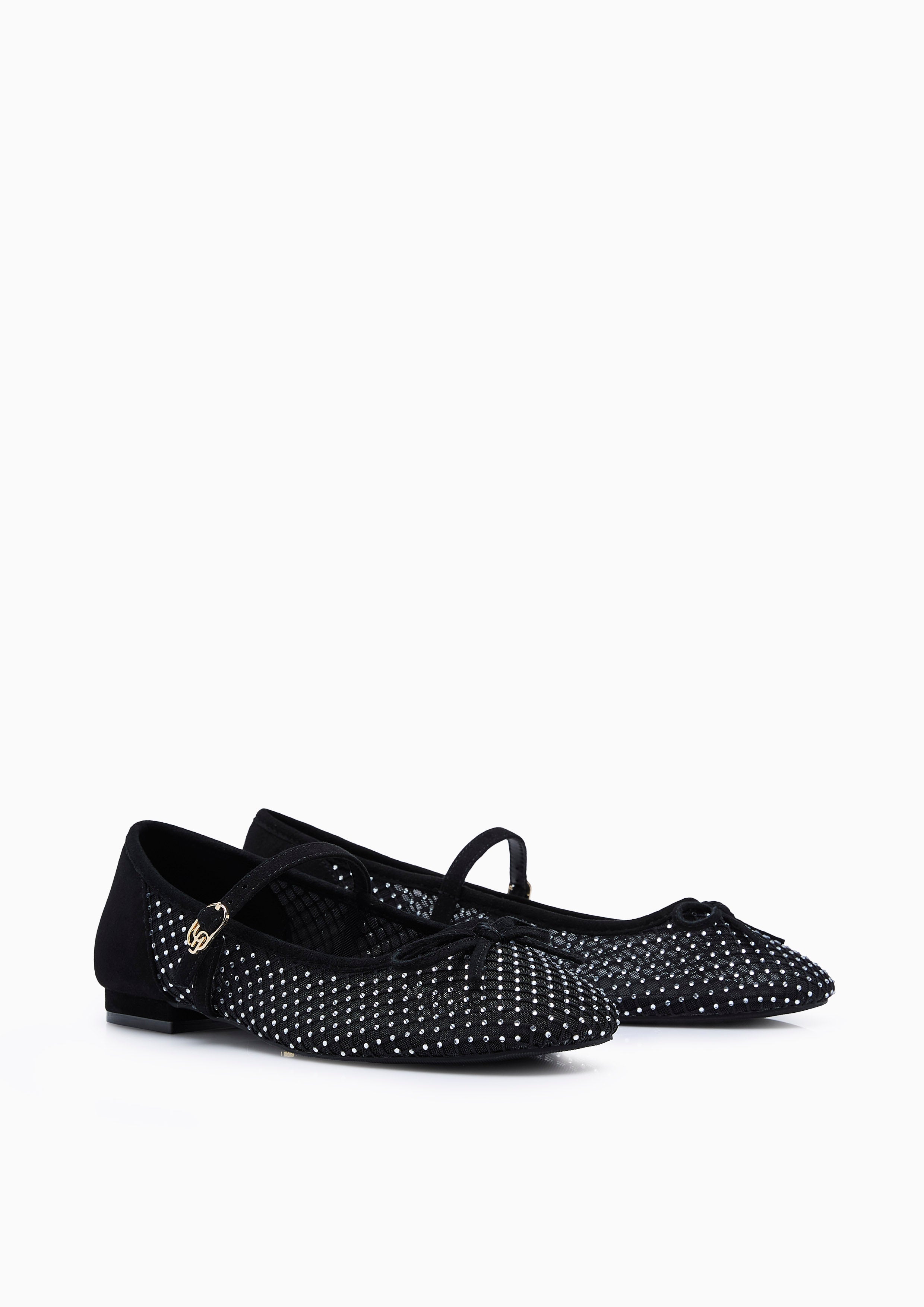 Araba Flat Infinite Flats And Sandals - Black