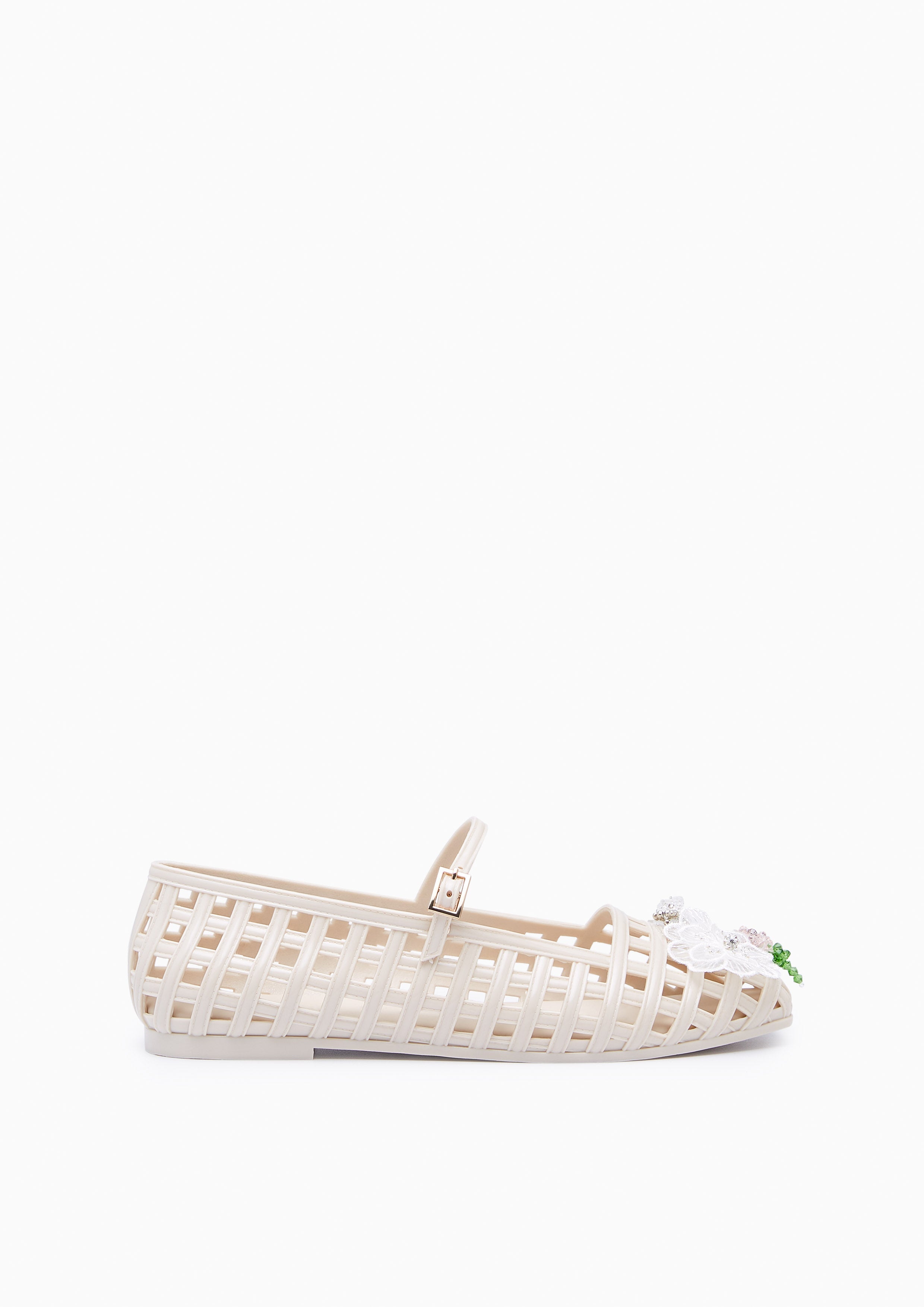 Jellaty Ballet Flats And Sandals - Ivory