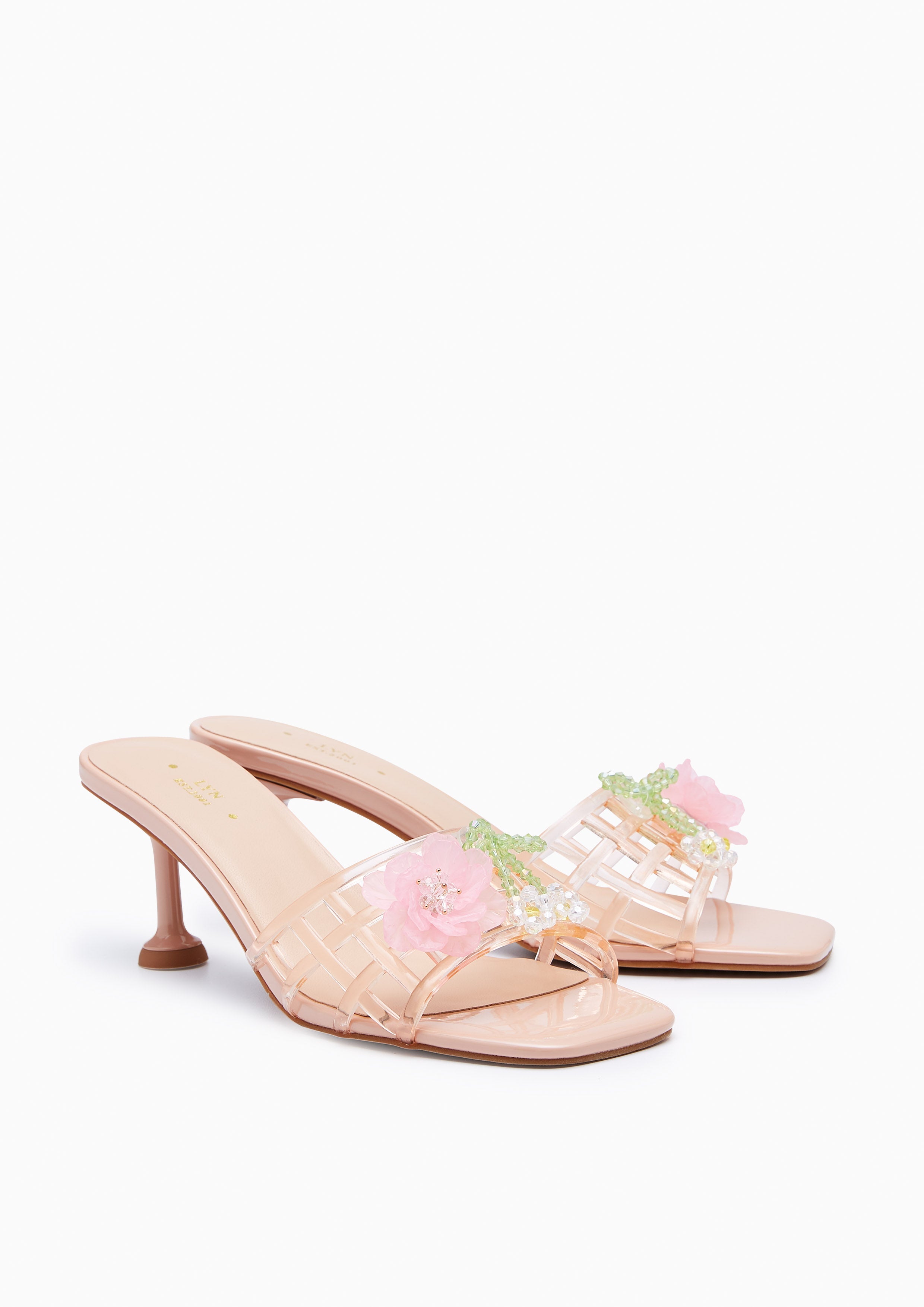 Jellaty Mid Flats And Sandals - Nude