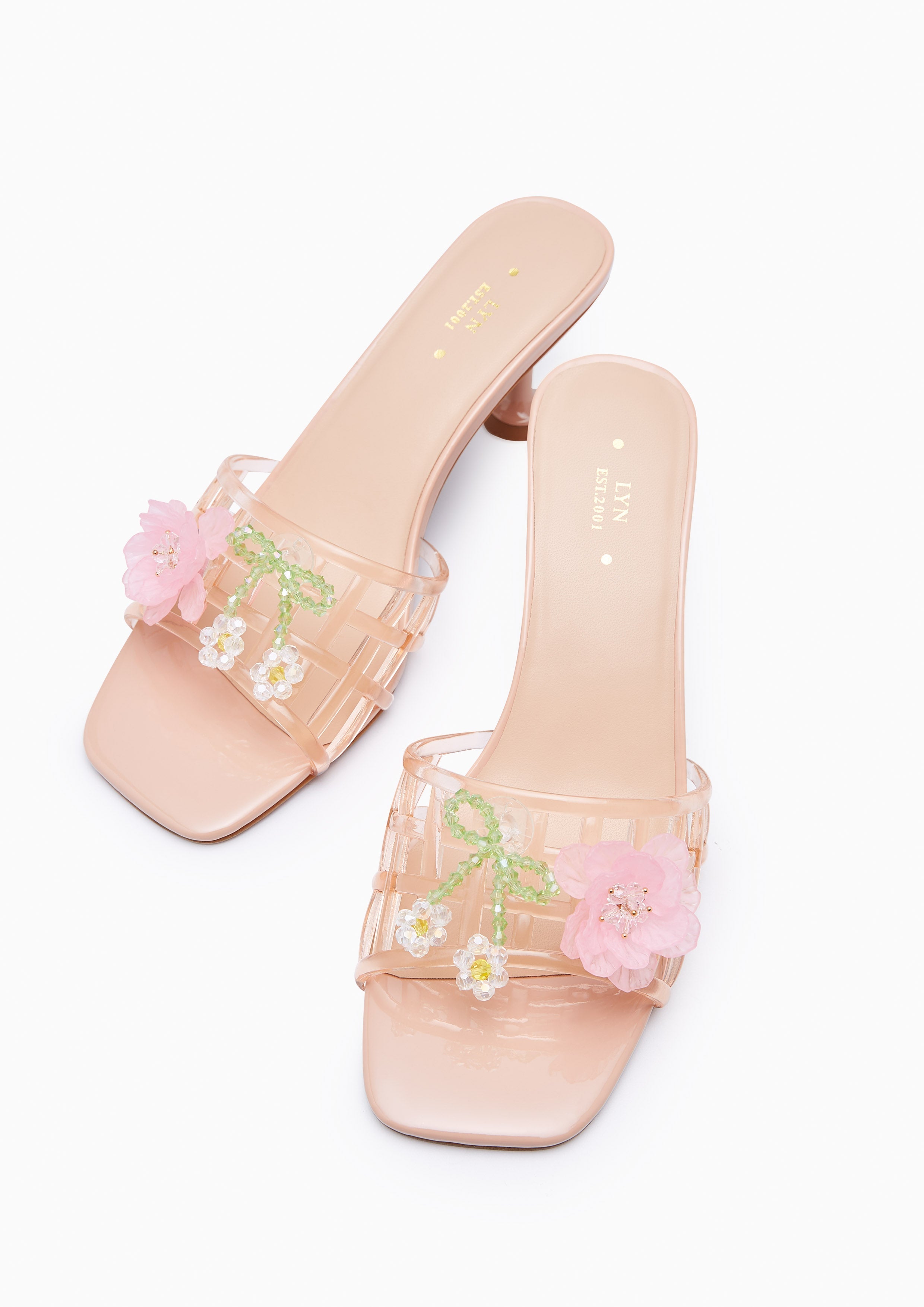 Jellaty Mid Flats And Sandals - Nude
