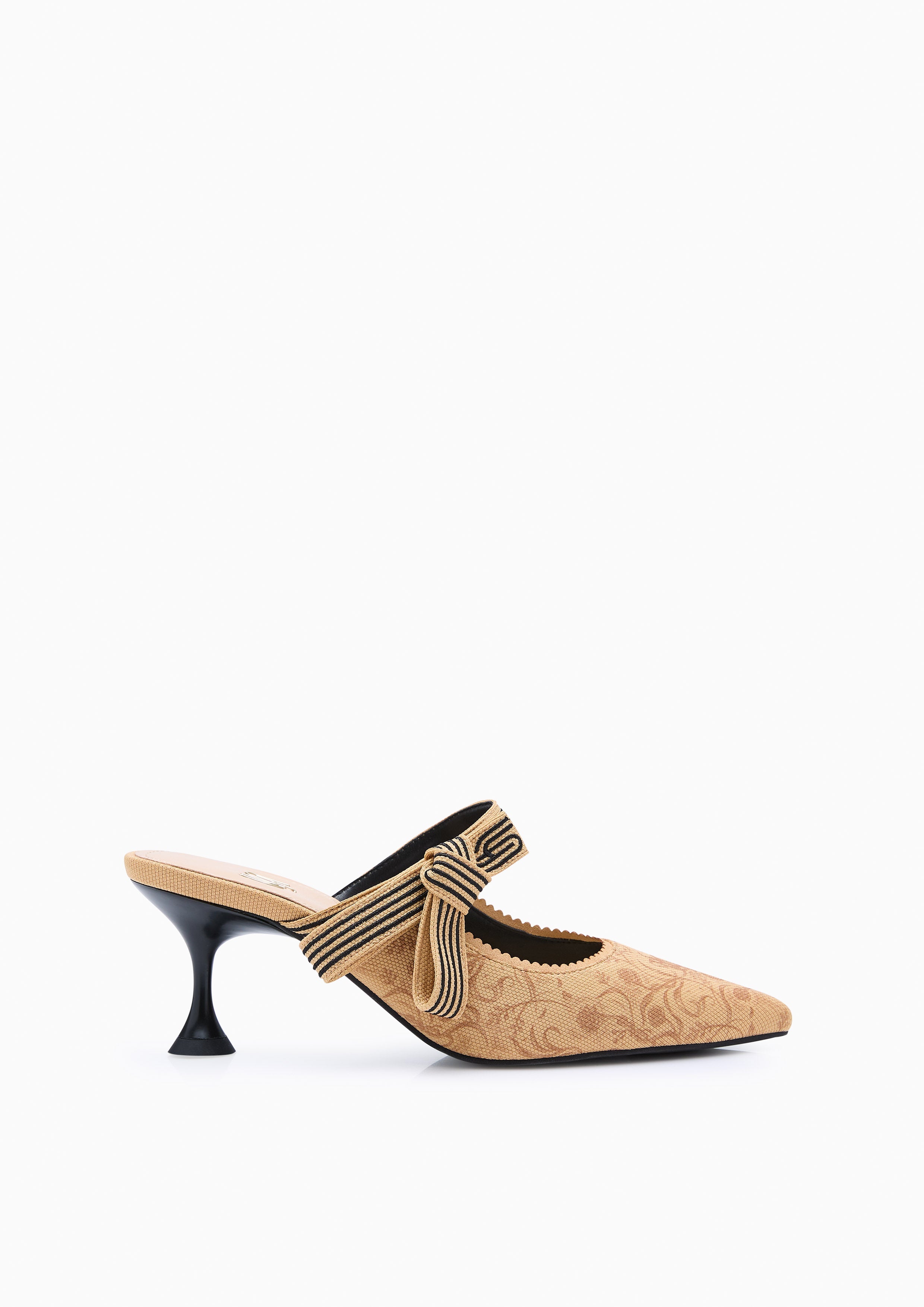 Maiden Heel Infinite. Heels - Printed Beige