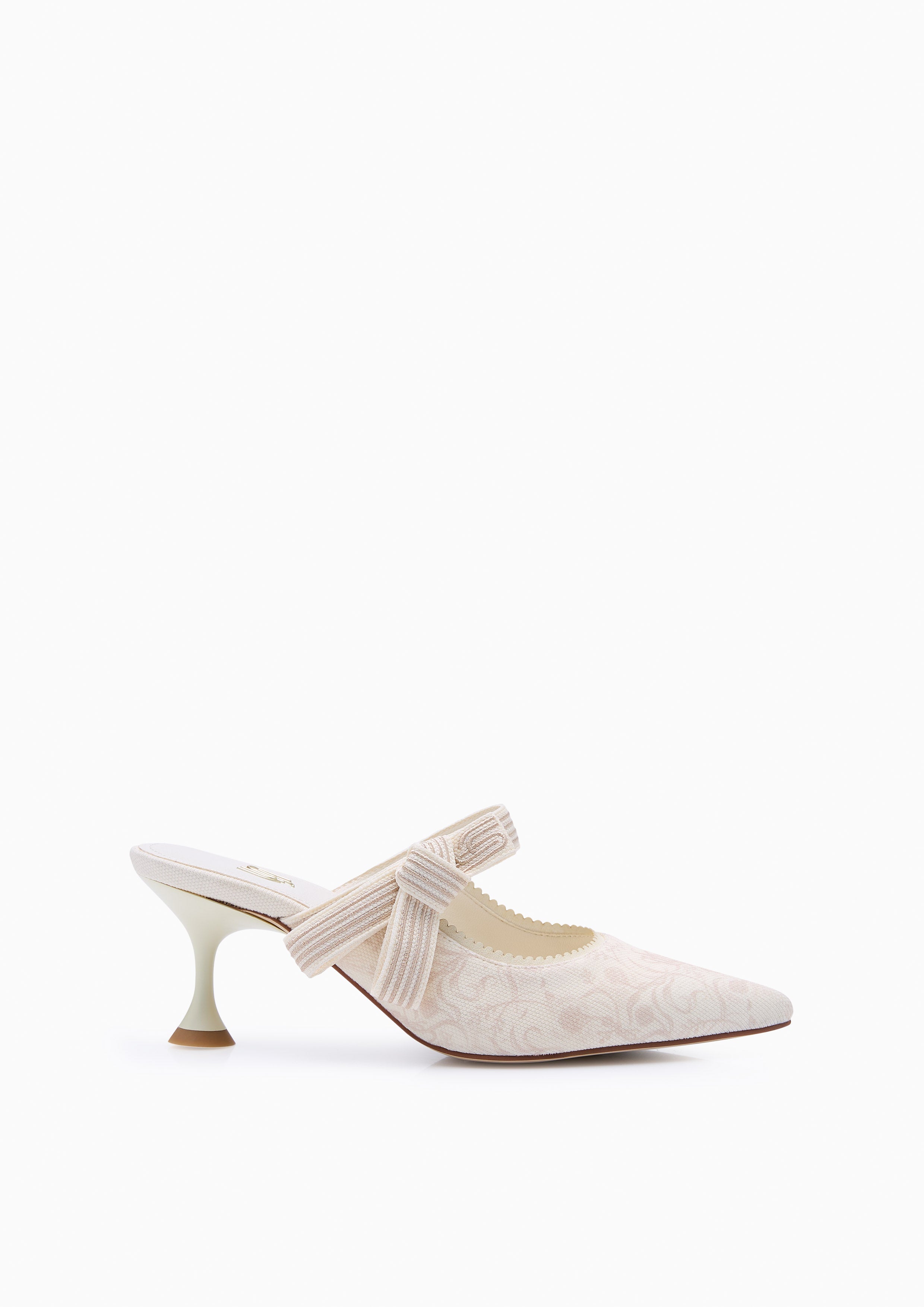 Maiden Heel Infinite. Heels - Printed Ivory