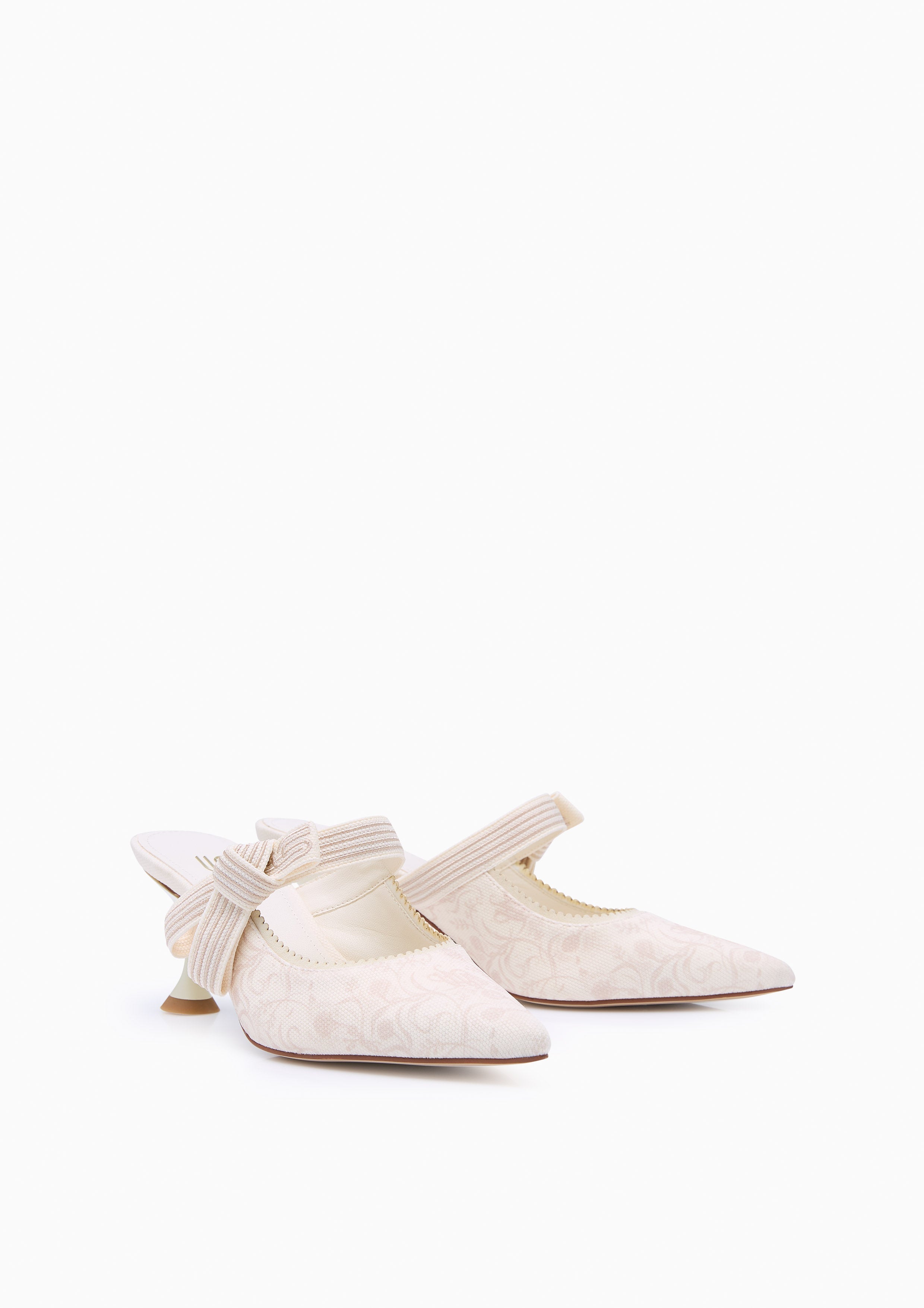 Maiden Heel Infinite. Heels - Printed Ivory