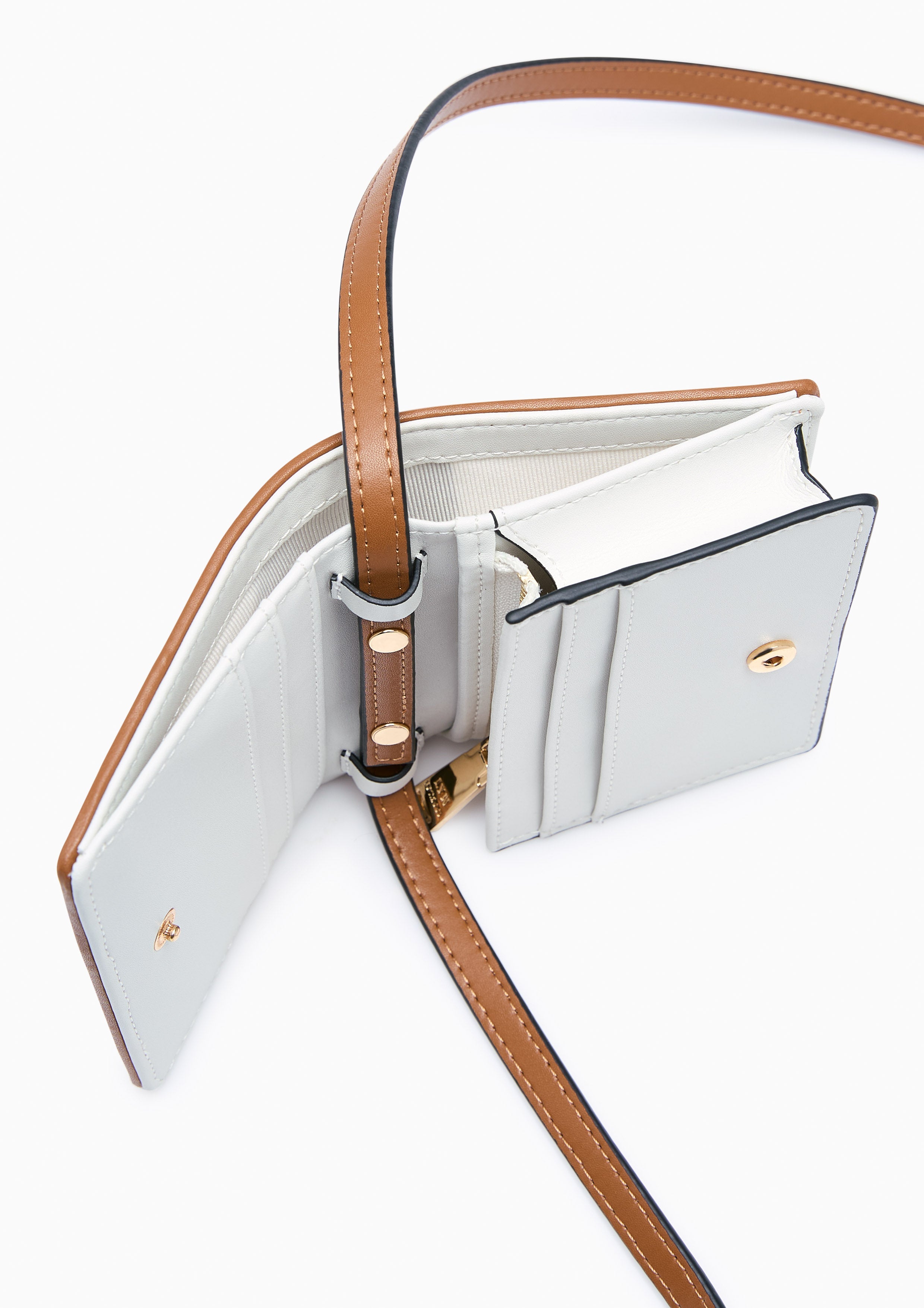 Serif Bi-Fold Wallet On Chain - Printed Tan
