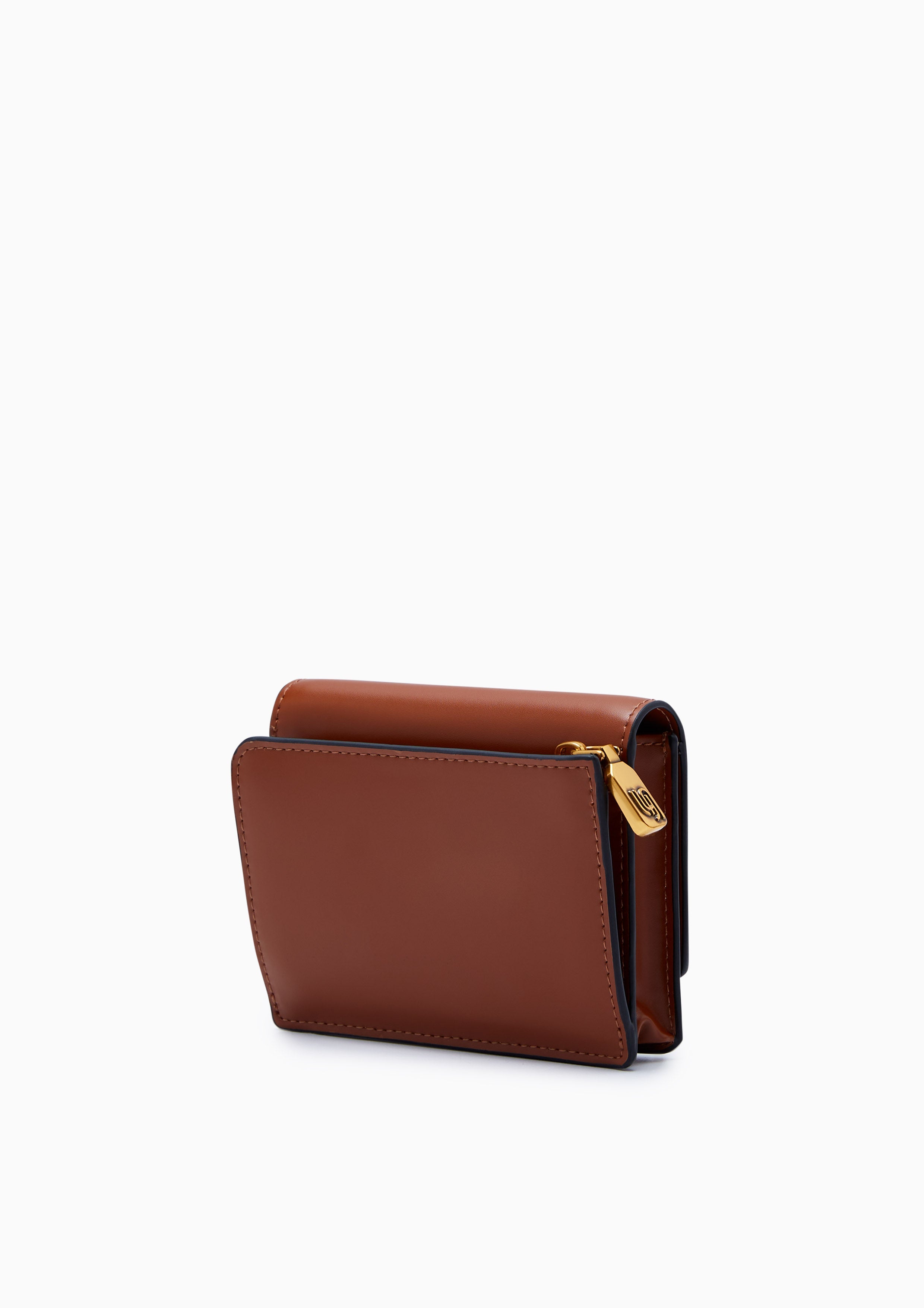 Gem Infinite Zip Short Wallet - Tan