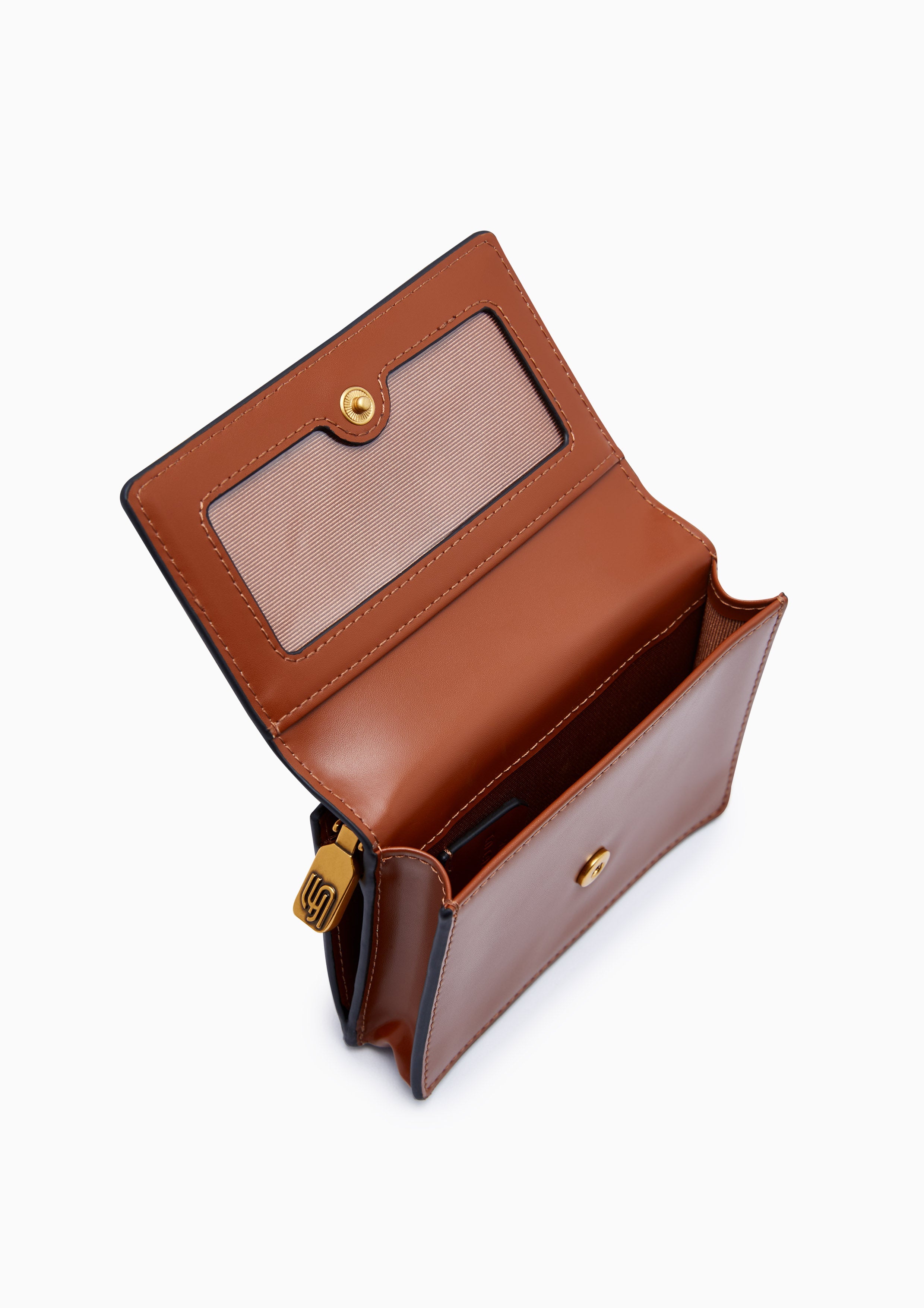 Gem Infinite Zip Short Wallet - Tan