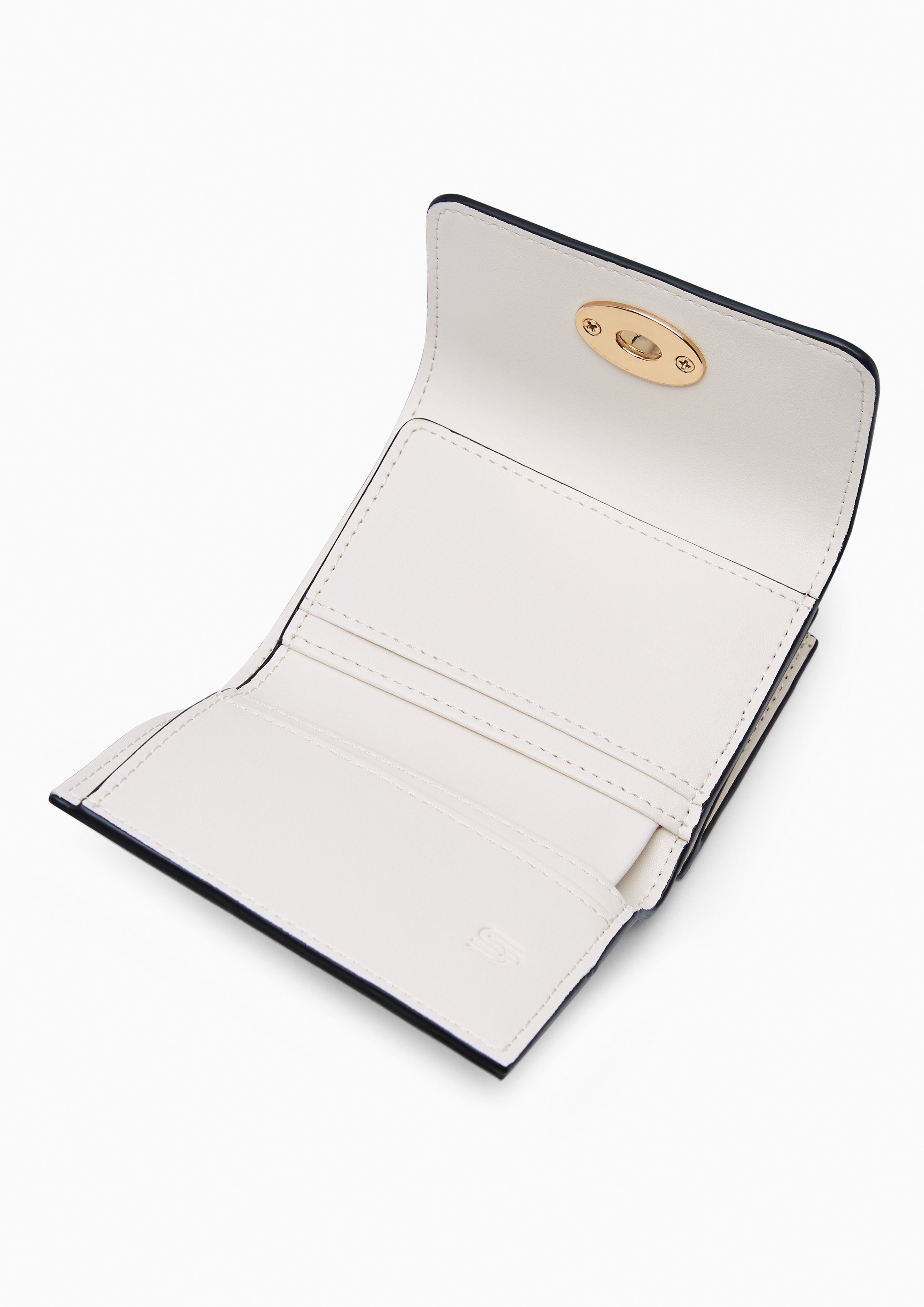 Blondie Infinite Tri-F Short Wallet - Ivory