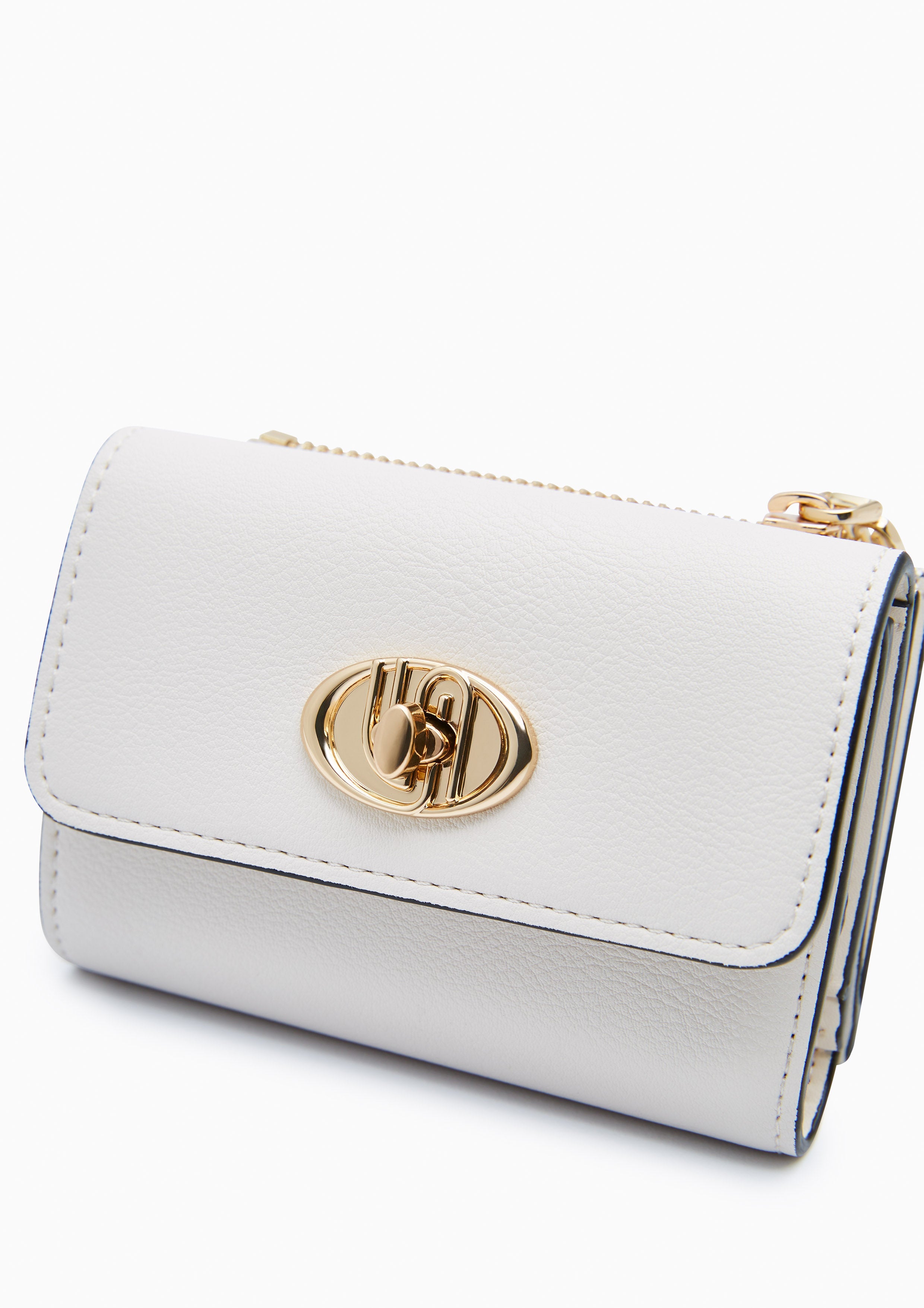 Blondie Infinite Tri-F Short Wallet - Ivory
