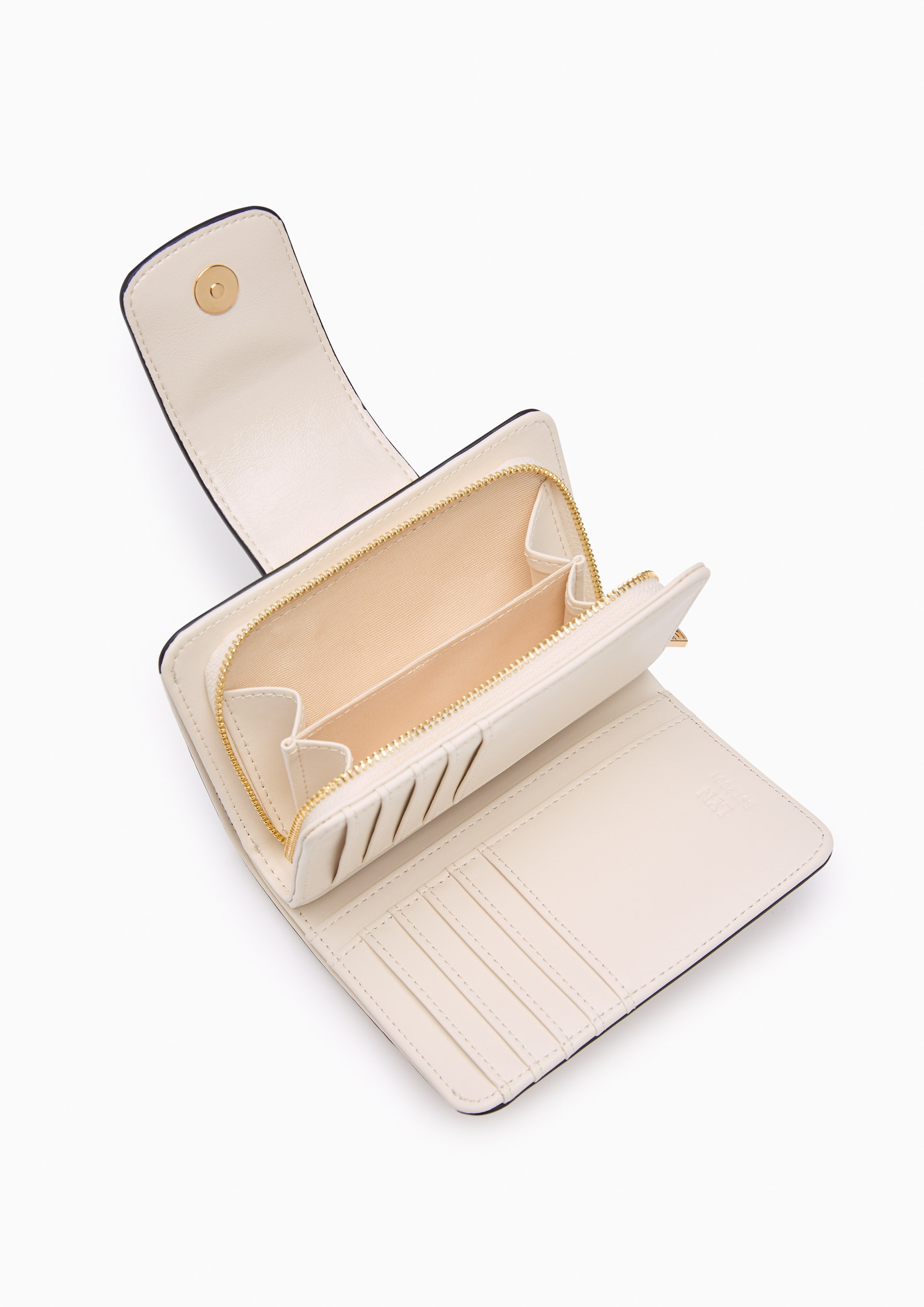 Renny Short Wallet - Ivory