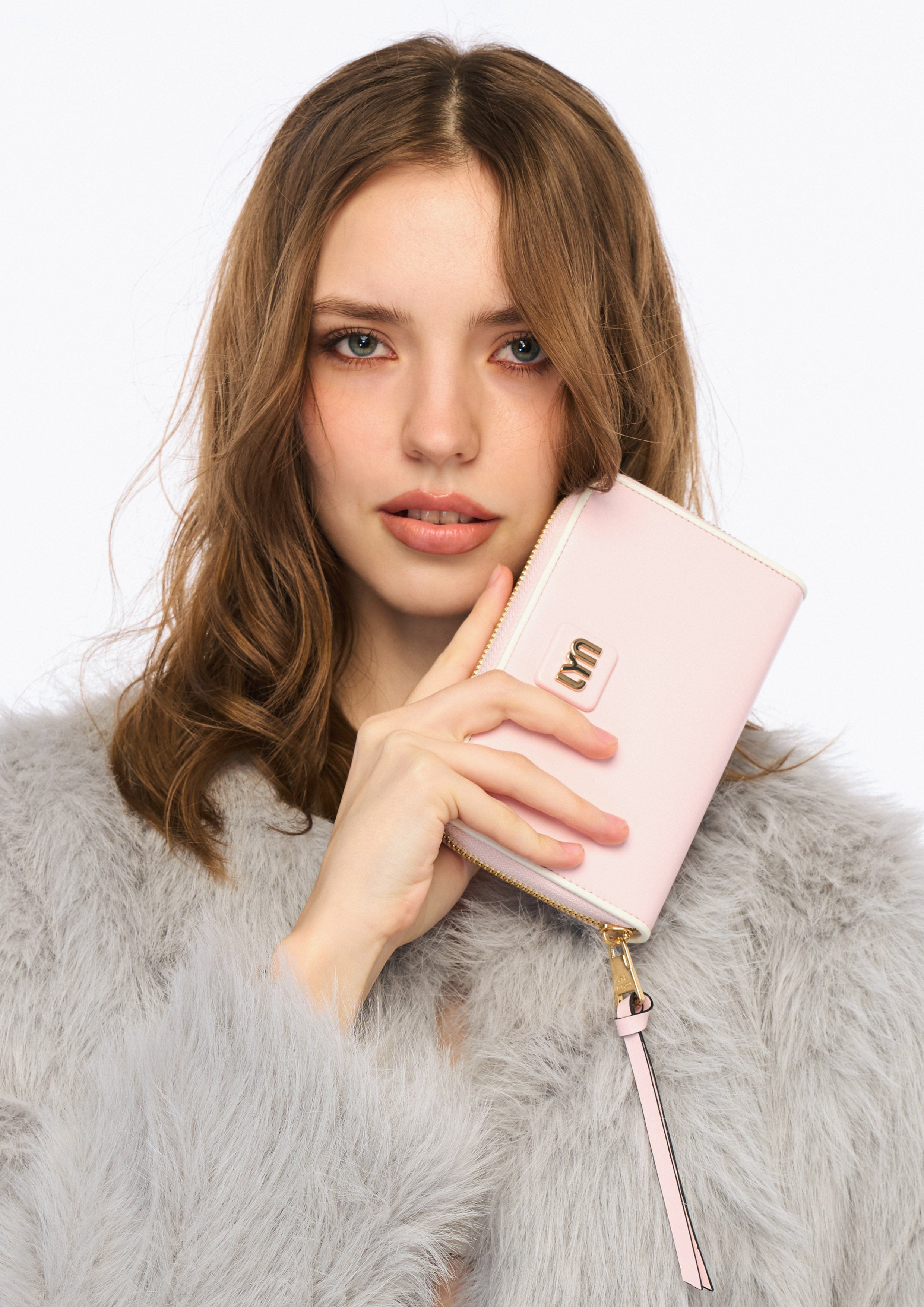 Thalia Semi Wallet - Light Pink