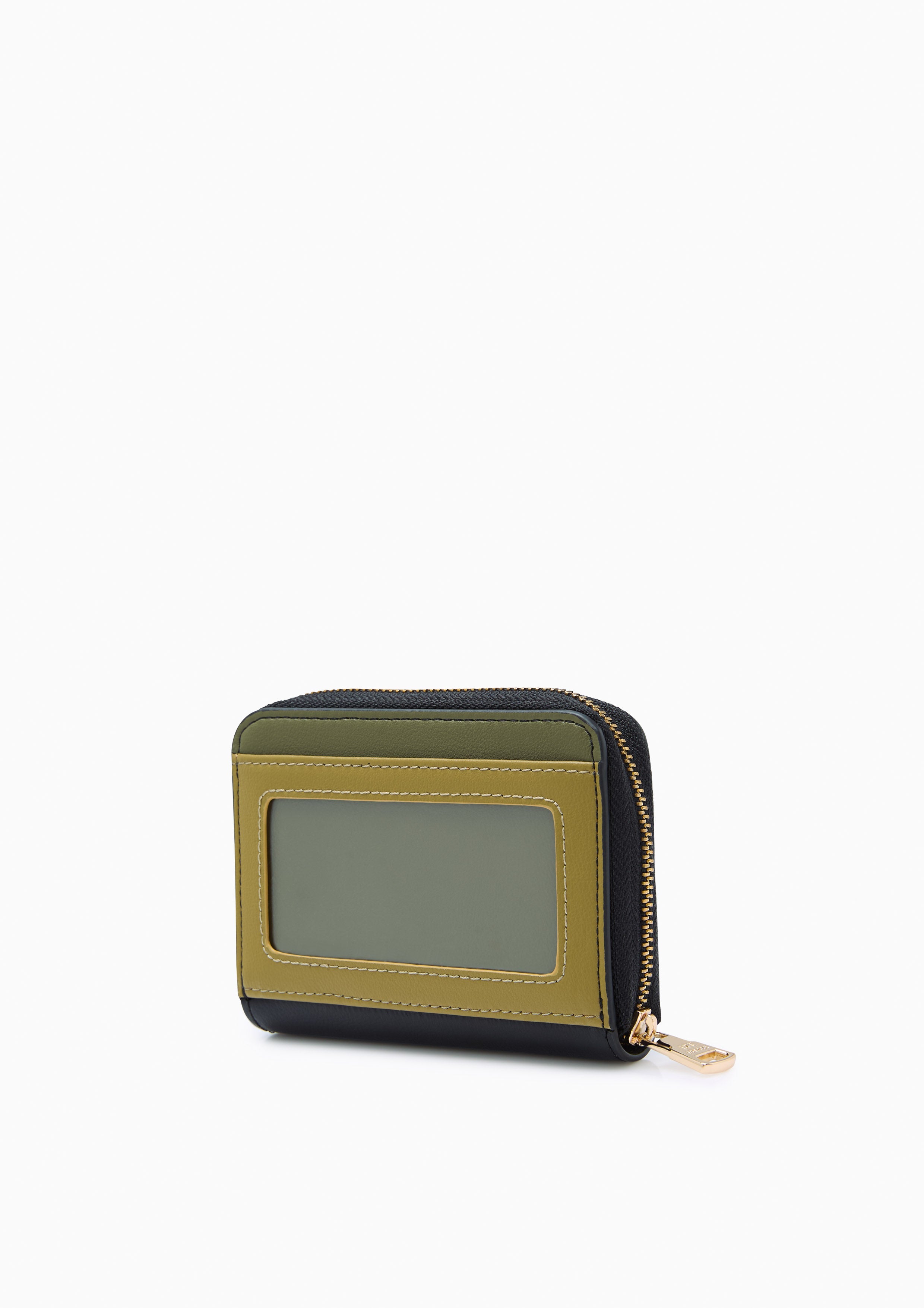 Re-Edit Mustang Zip Short Wallet - Black