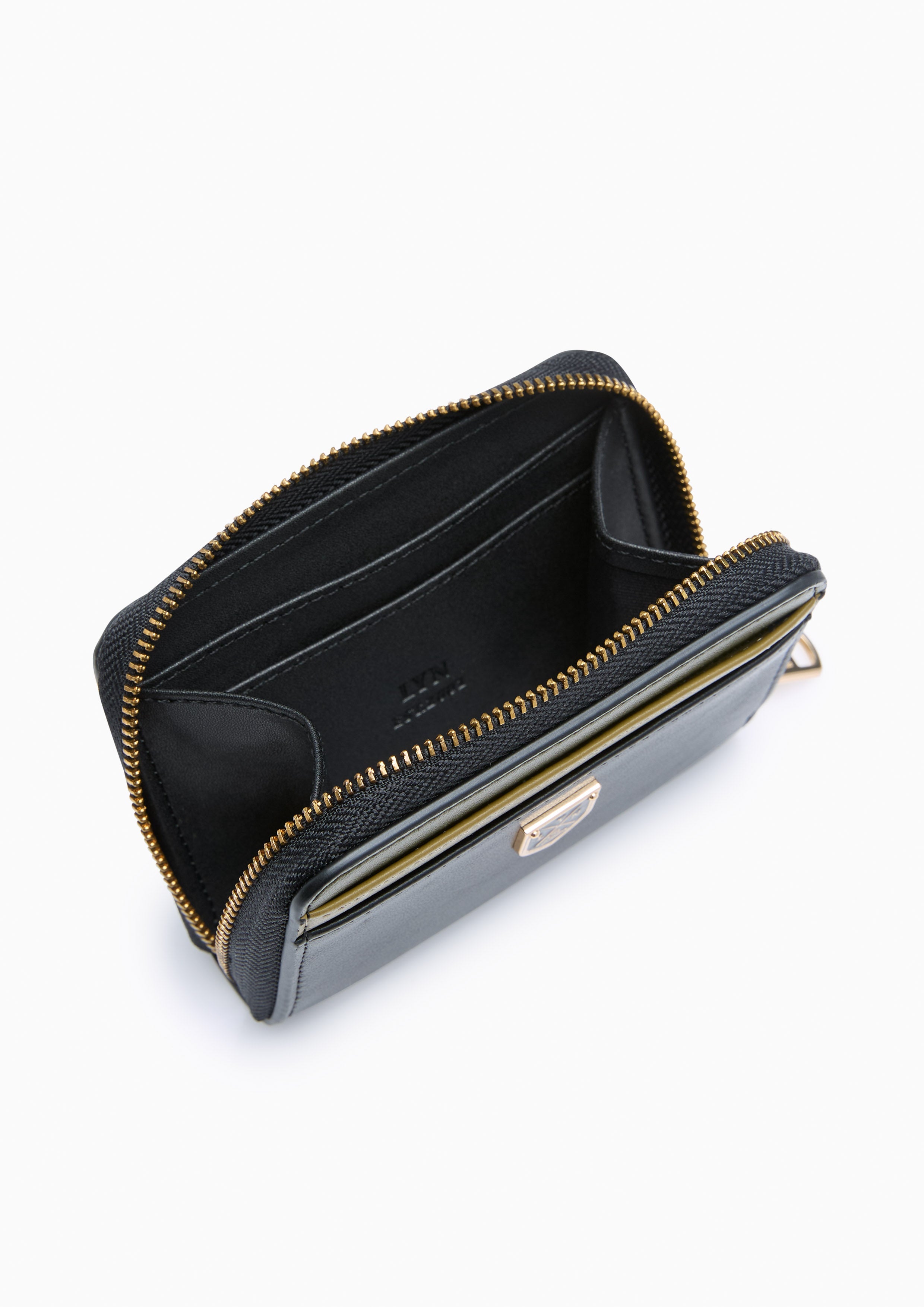 Re-Edit Mustang Zip Short Wallet - Black