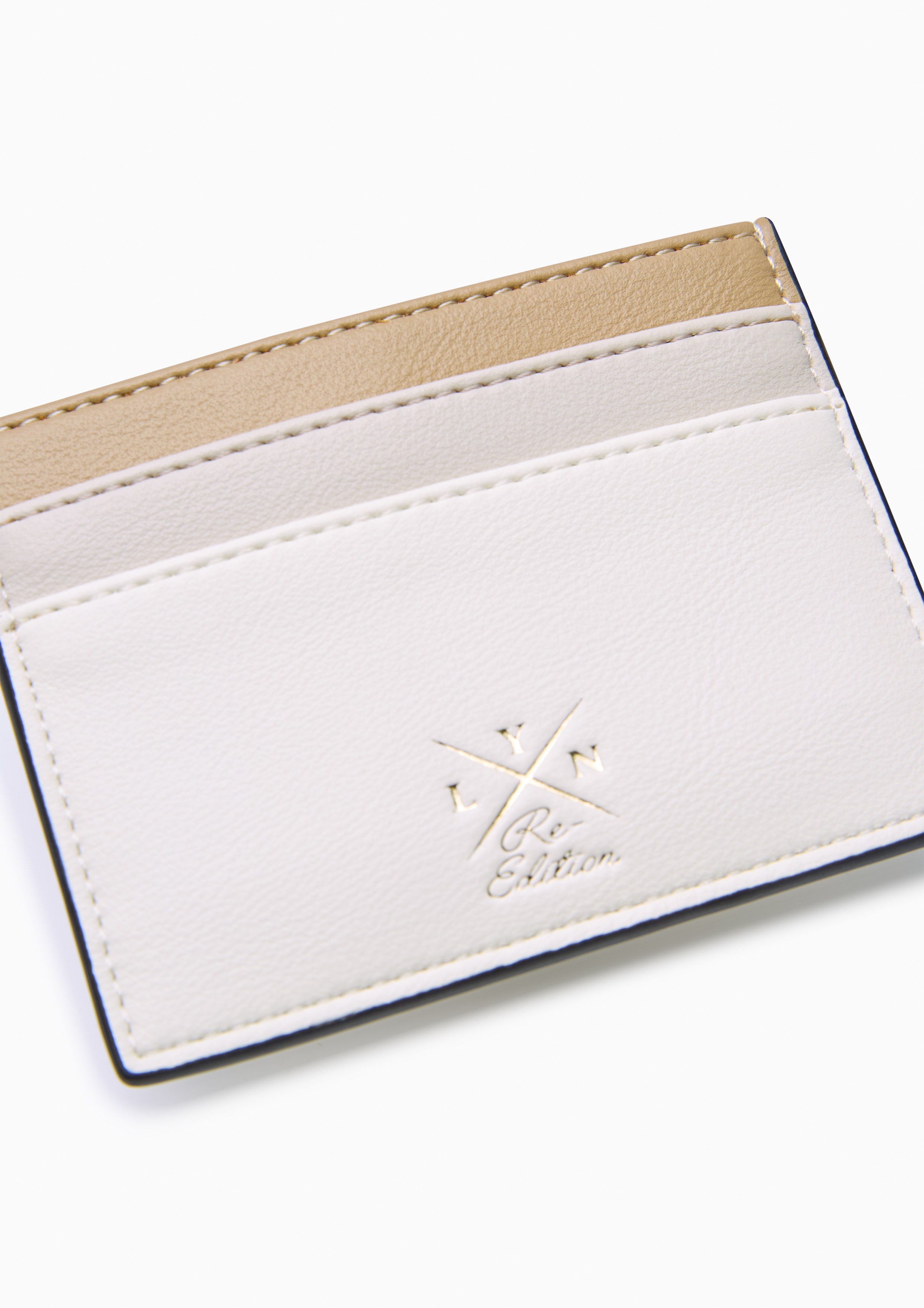 Re-Edit Mustang Card Wallet - Ivory