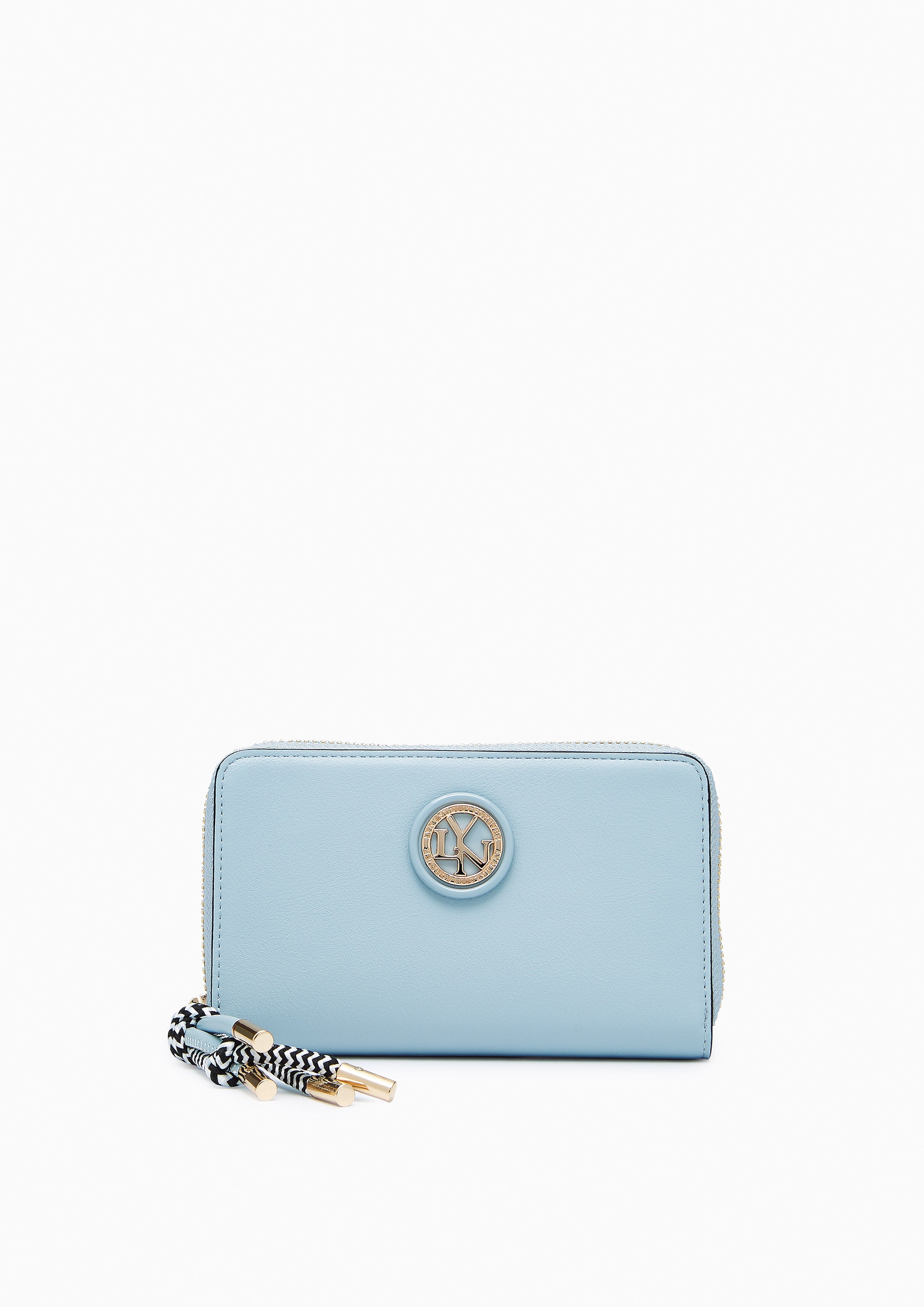 Lola Zip Semi Wallet - Blue