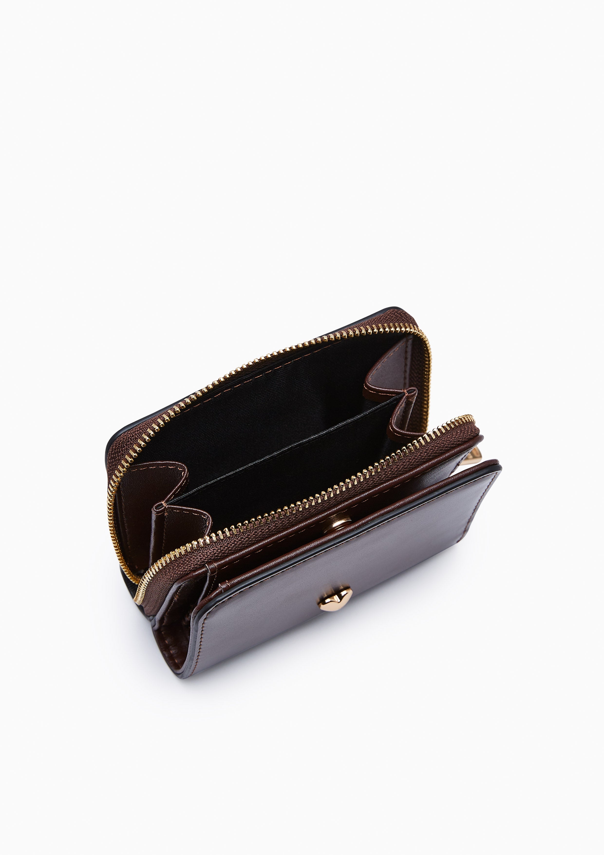 Esme Short Wallet - Dark Brown